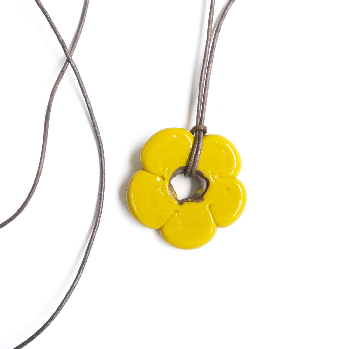 Yellow Flower Necklace
