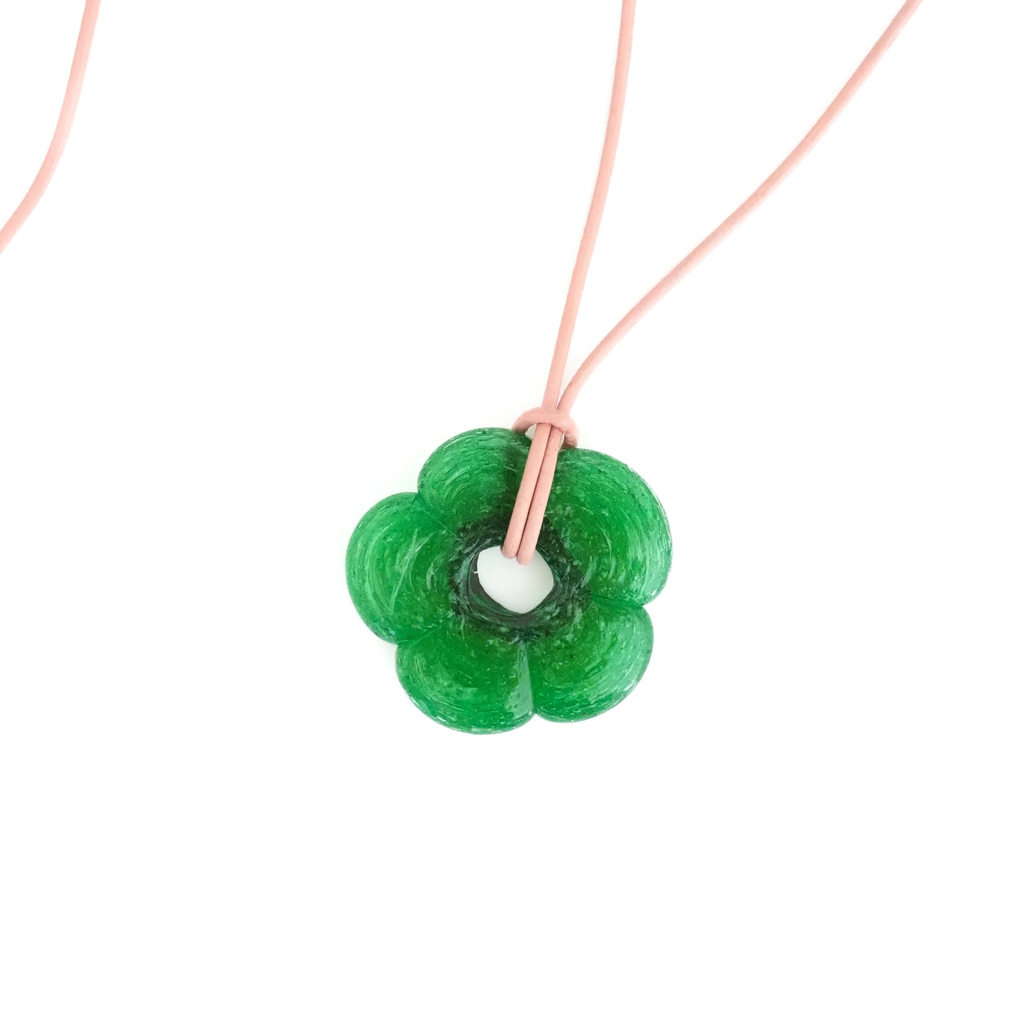 Green Flower Necklace
