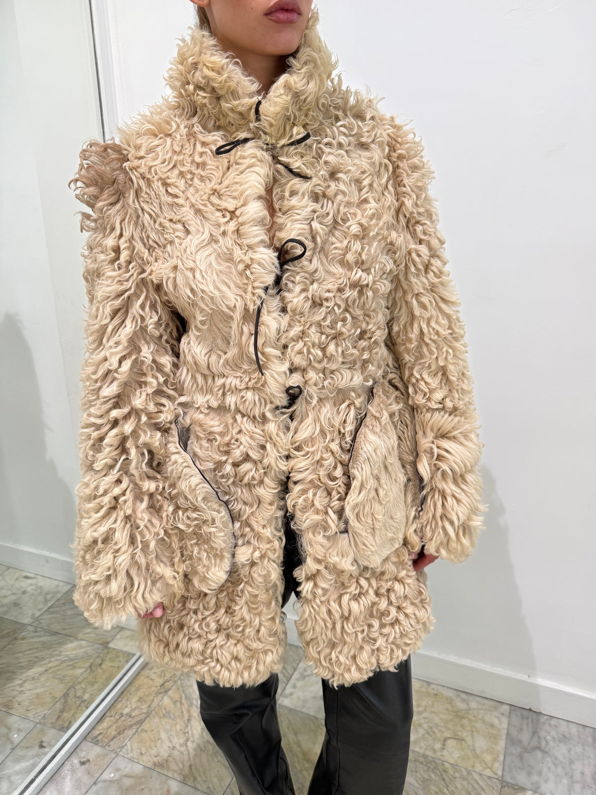 Reversible Shearling Coat