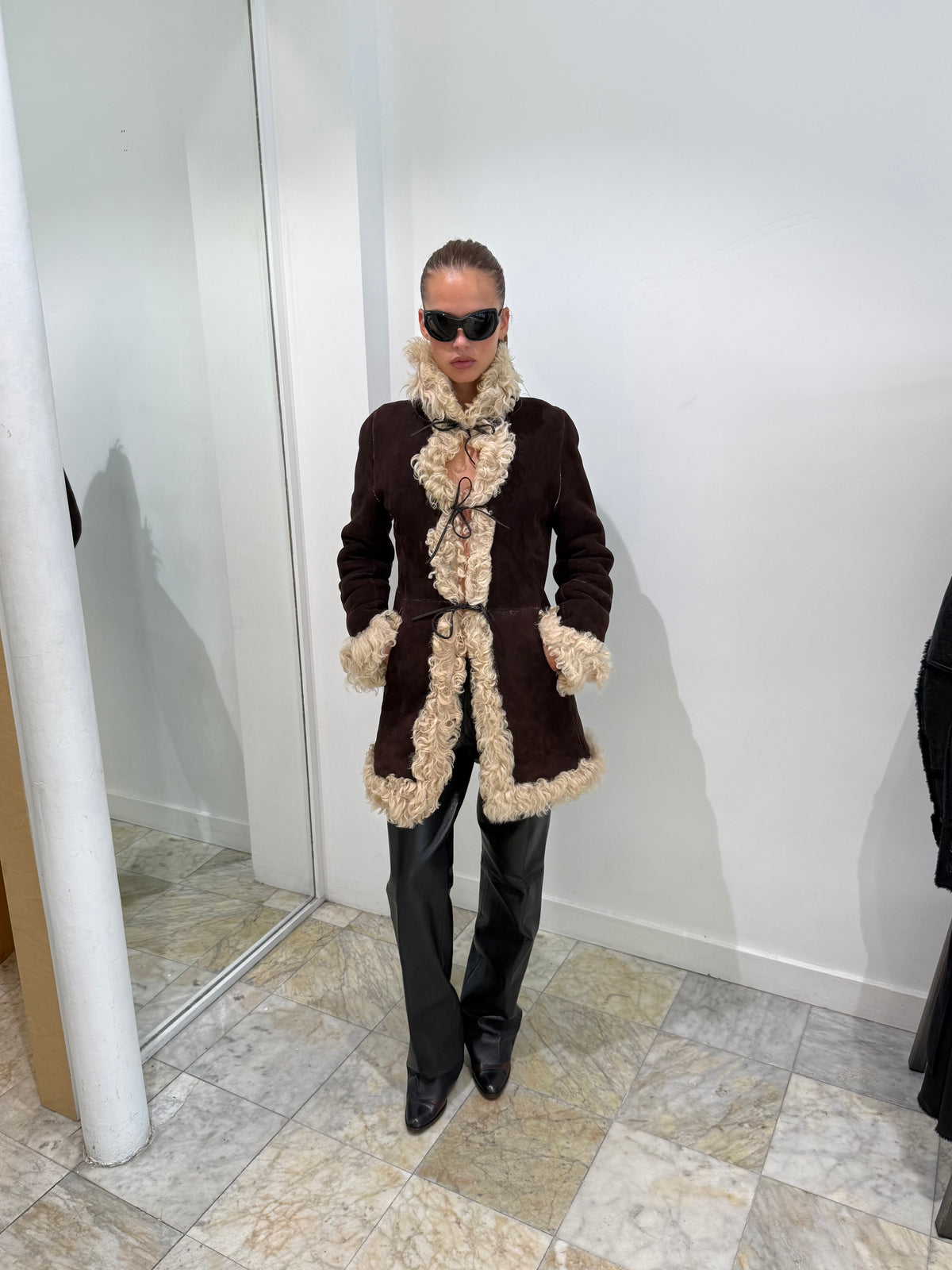 Reversible Shearling Coat