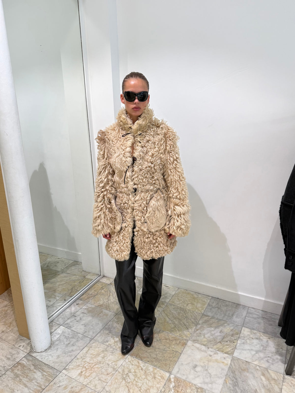 Reversible Shearling Coat