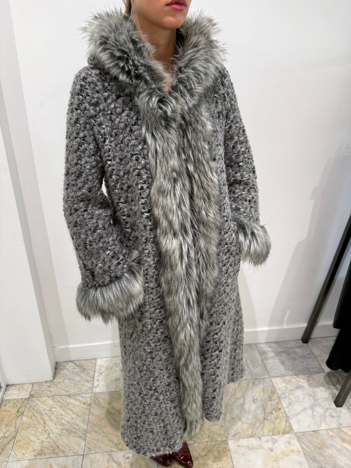 Wool & Faux Fur Coat