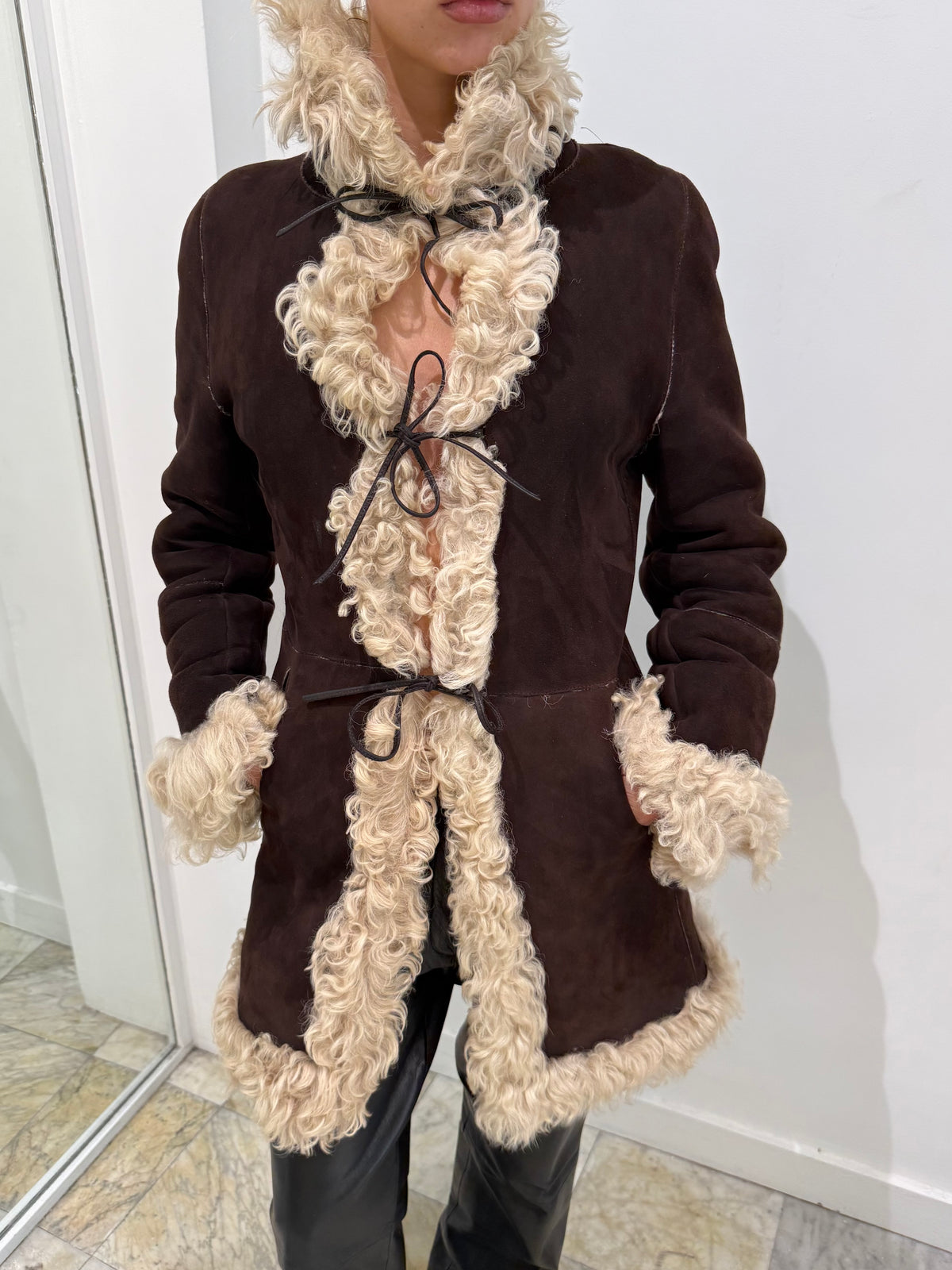 Reversible Shearling Coat