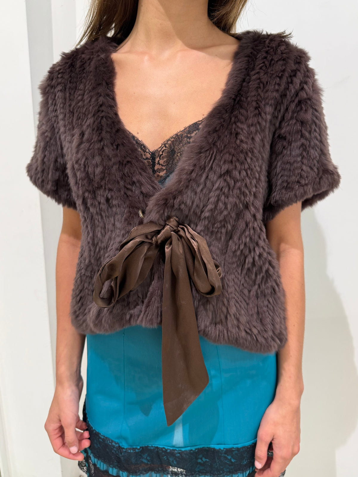 Fur Cardigan