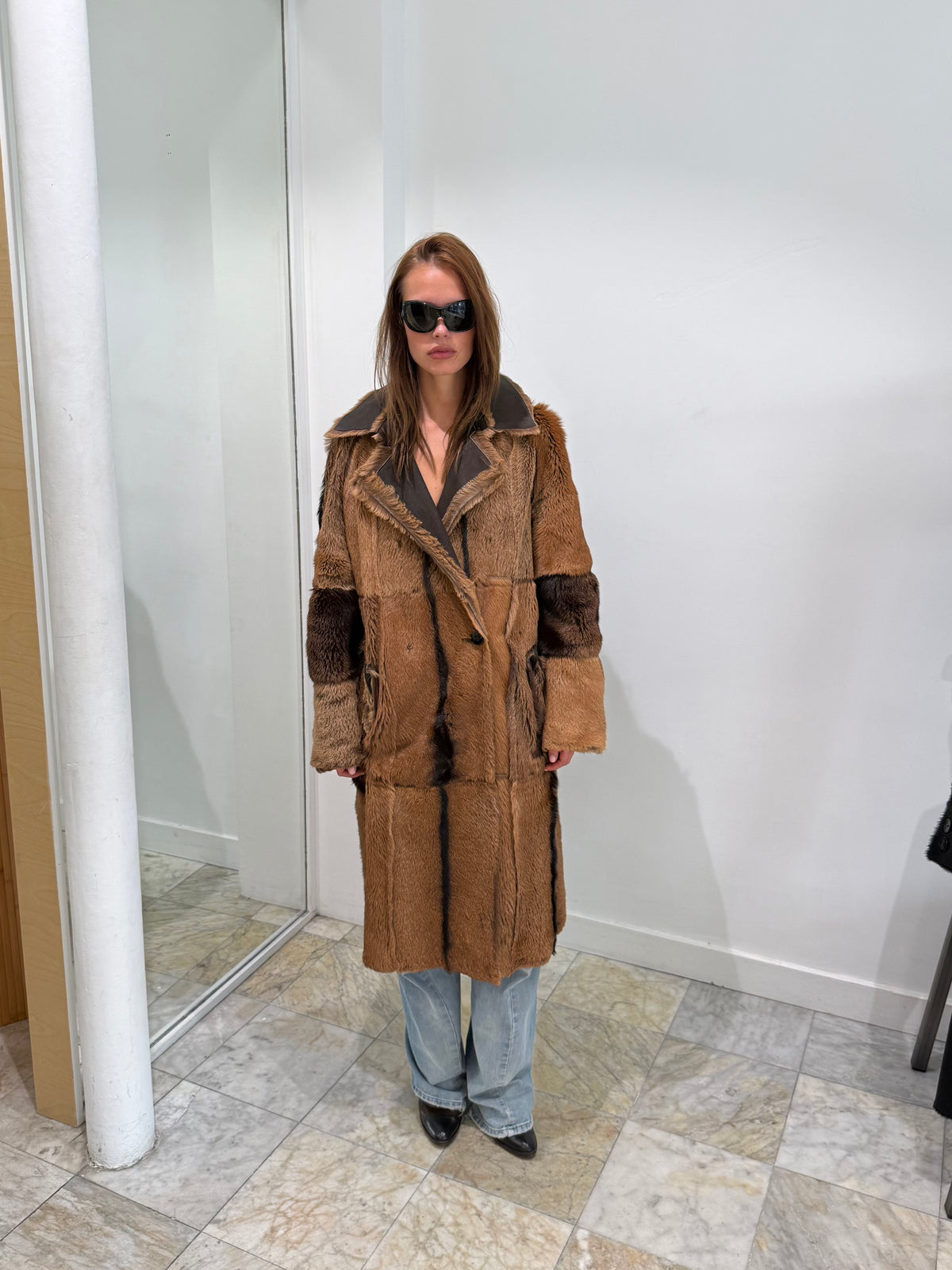 Reversible Shearling Coat