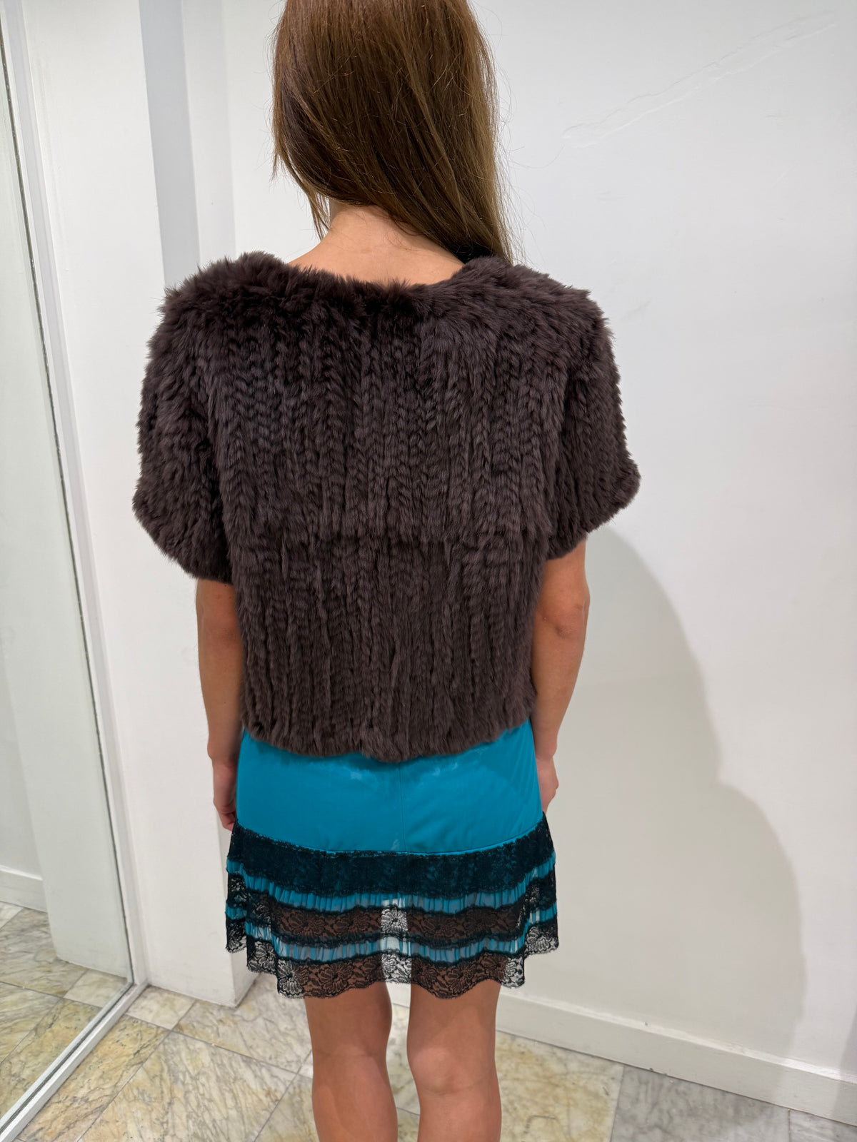 Fur Cardigan