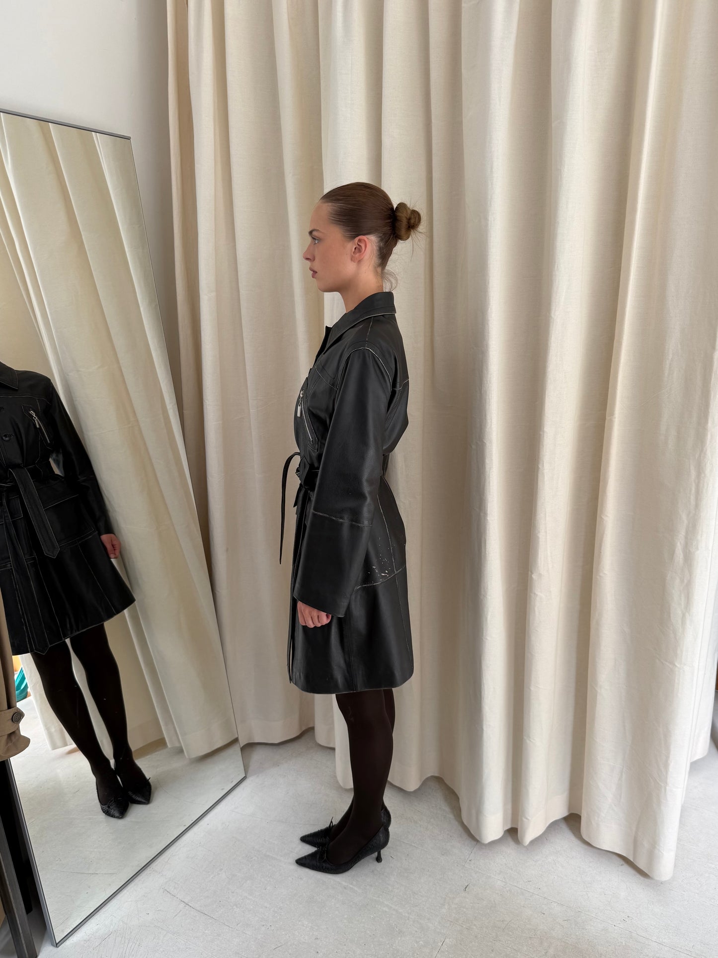 Leather Coat