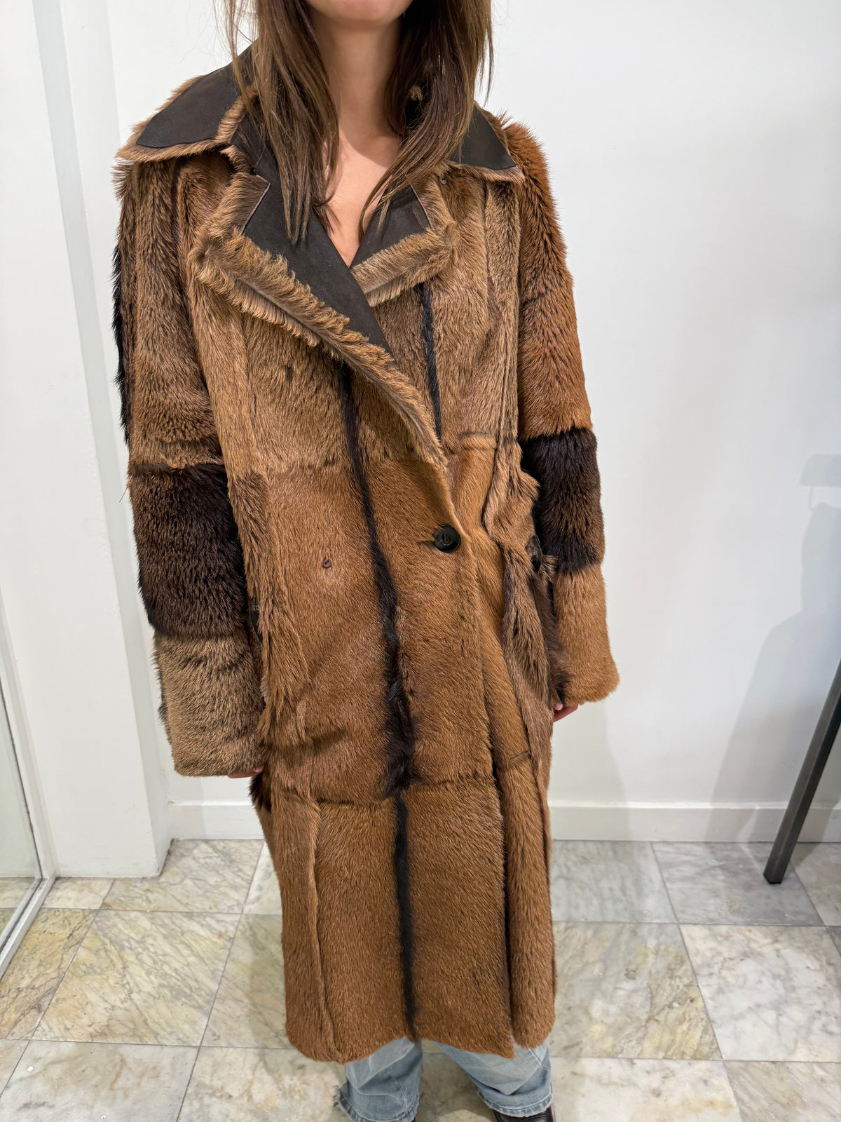 Reversible Shearling Coat