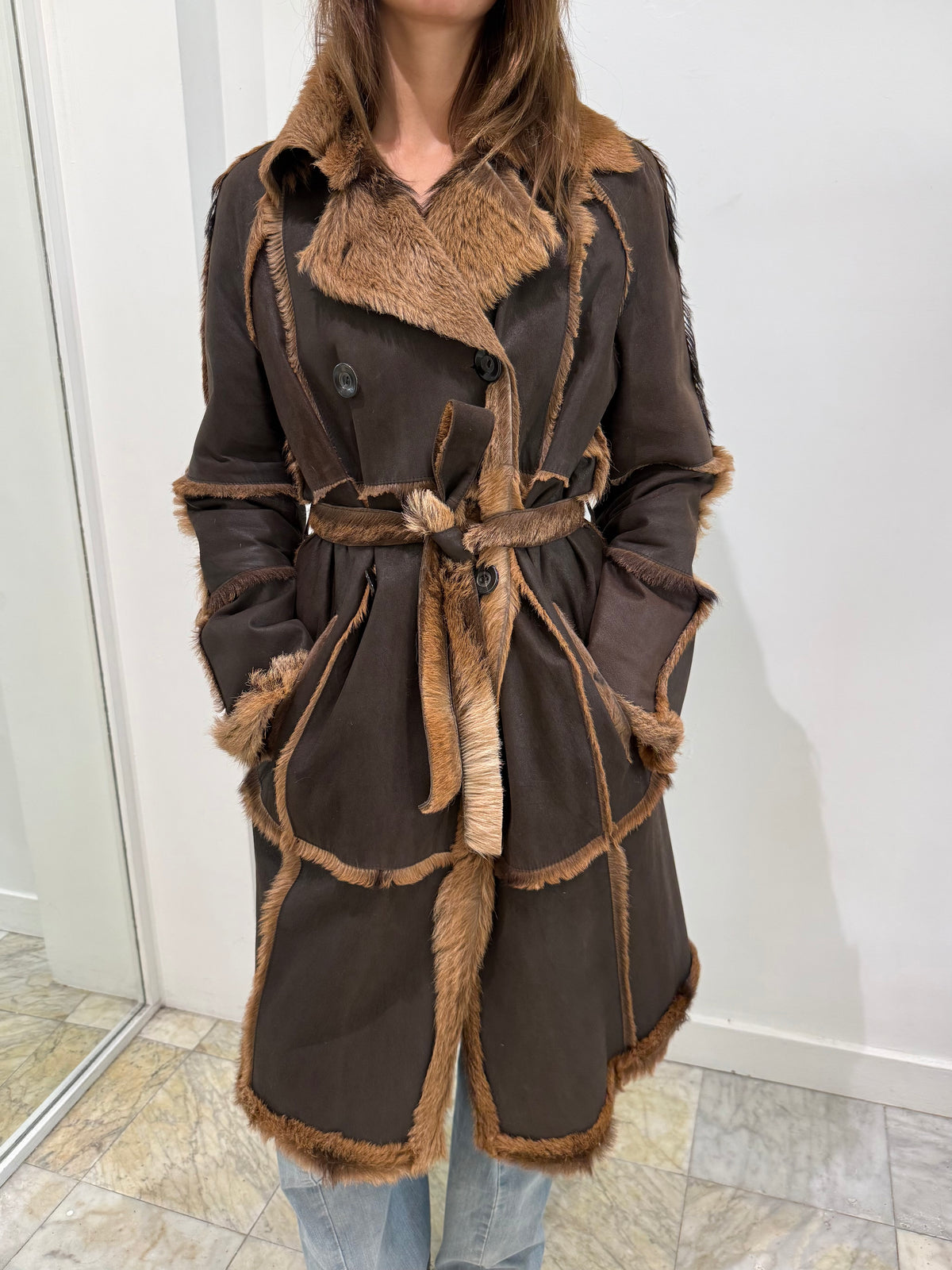 Reversible Shearling Coat