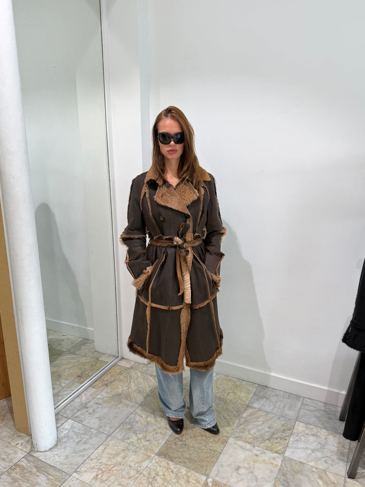Reversible Shearling Coat
