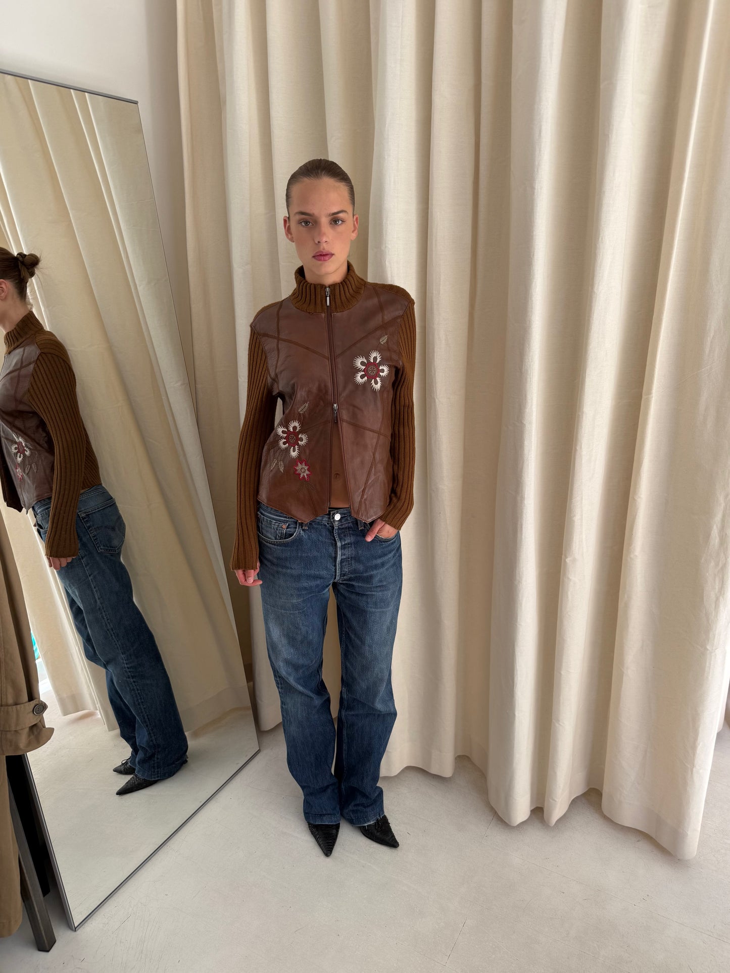Leather & Wool Jacket