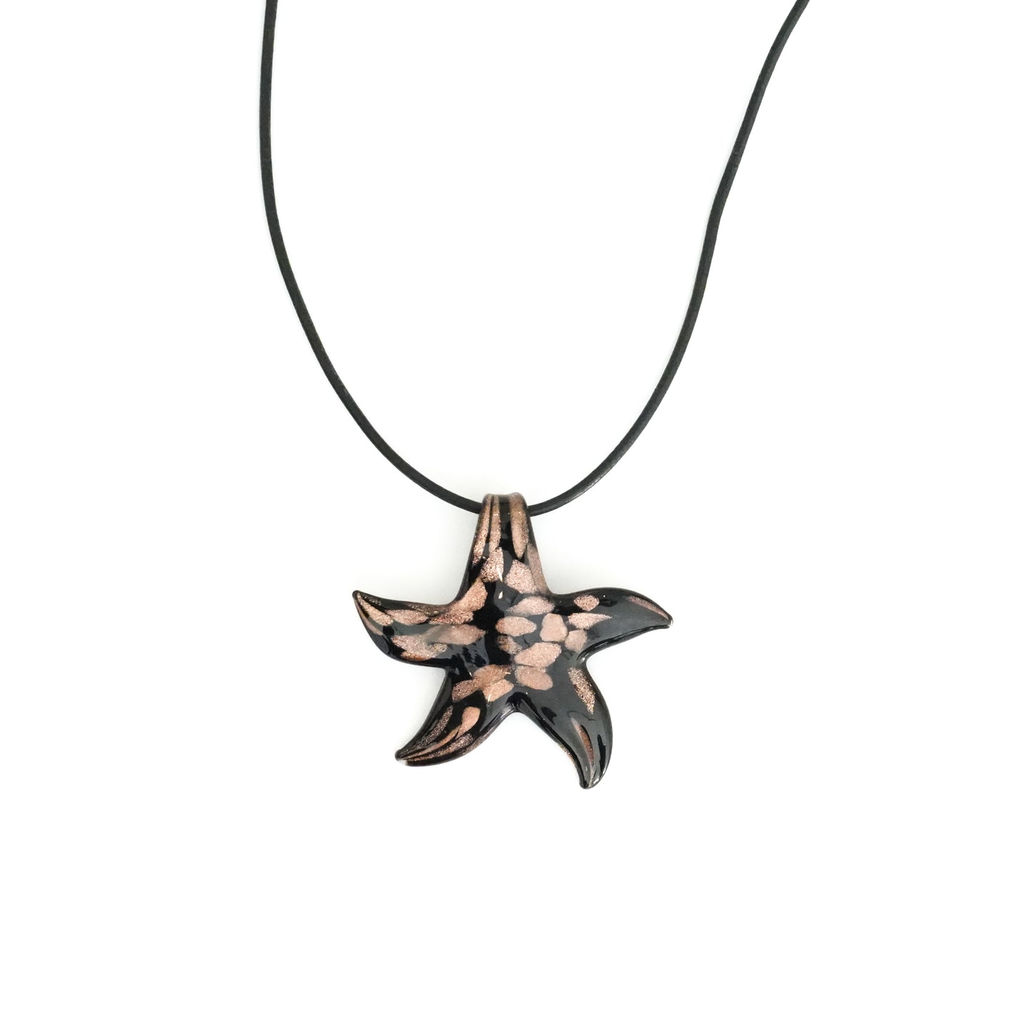 Black Starfish Necklace