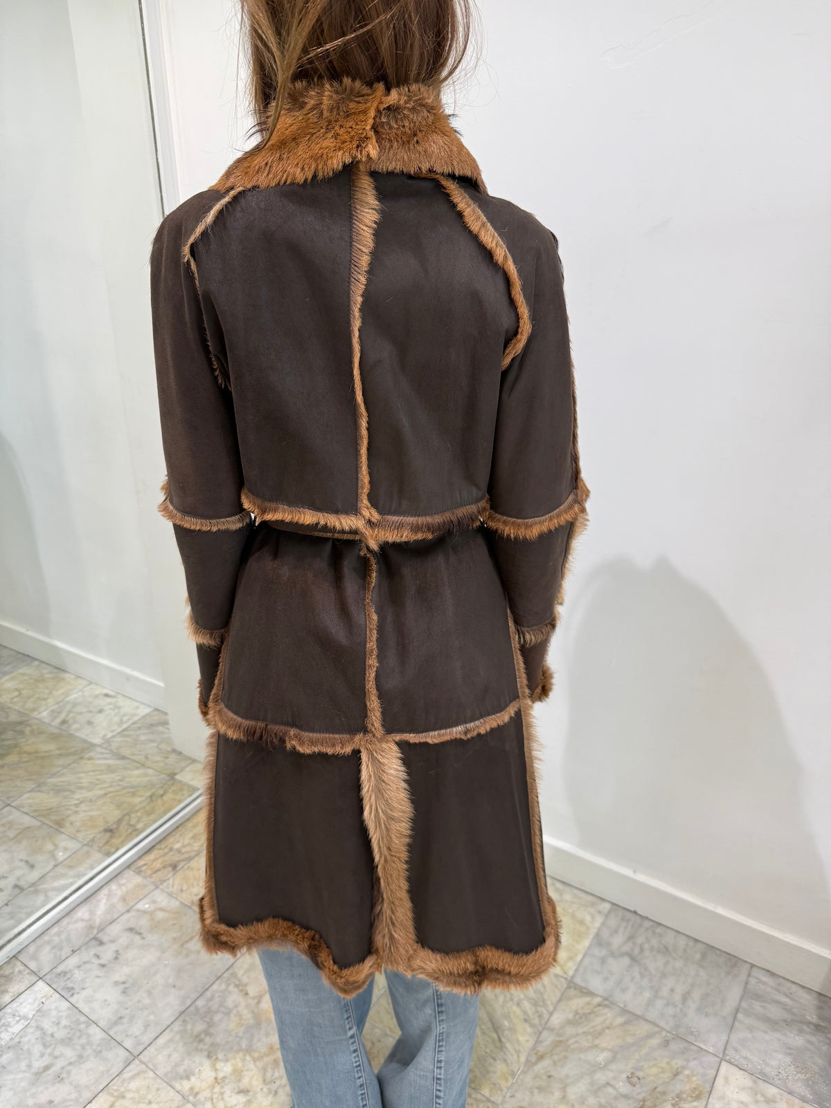 Reversible Shearling Coat