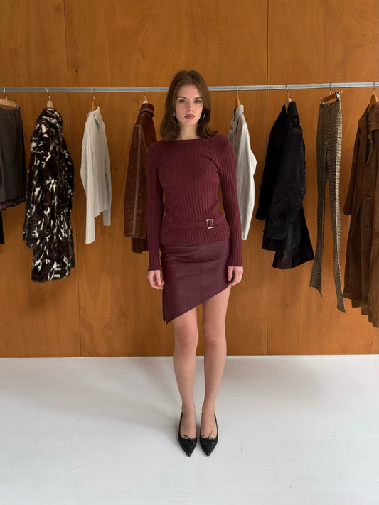 Leather Skirt