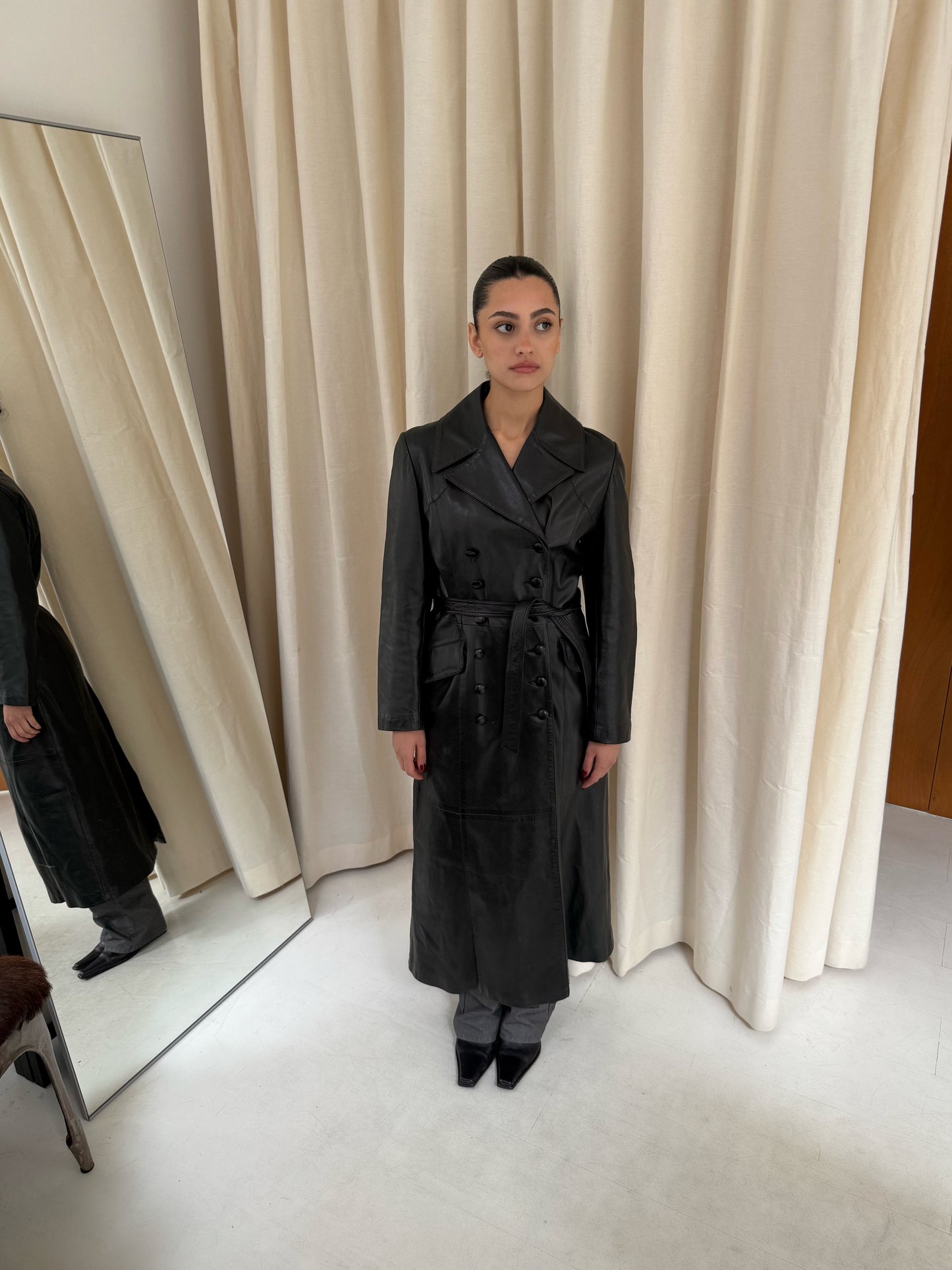 Leather Trenchcoat