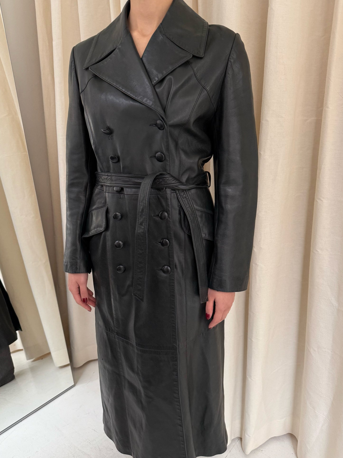 Leather Trenchcoat