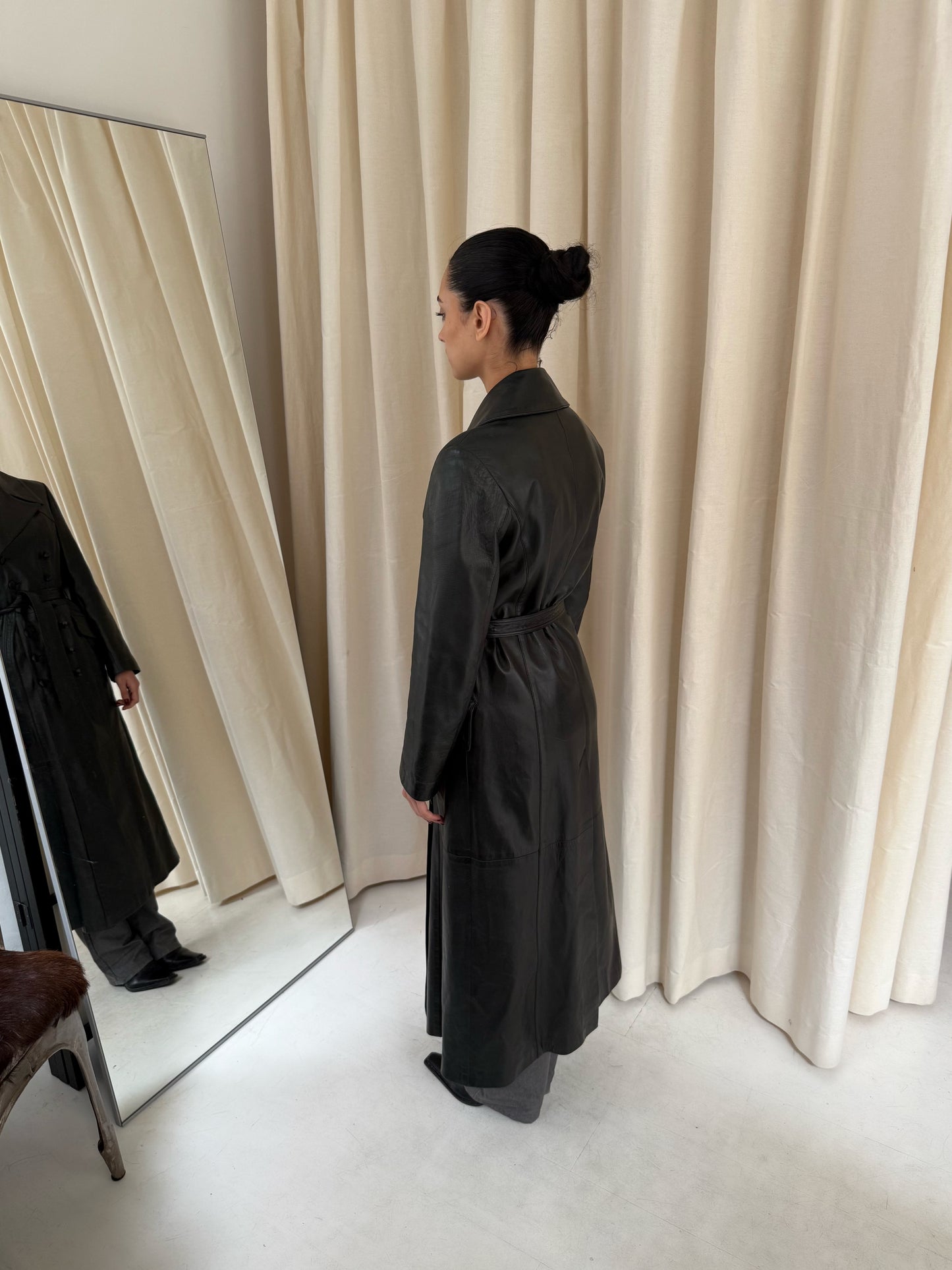 Leather Trenchcoat