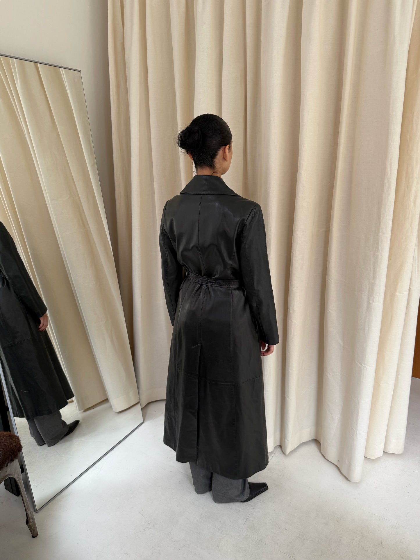 Leather Trenchcoat
