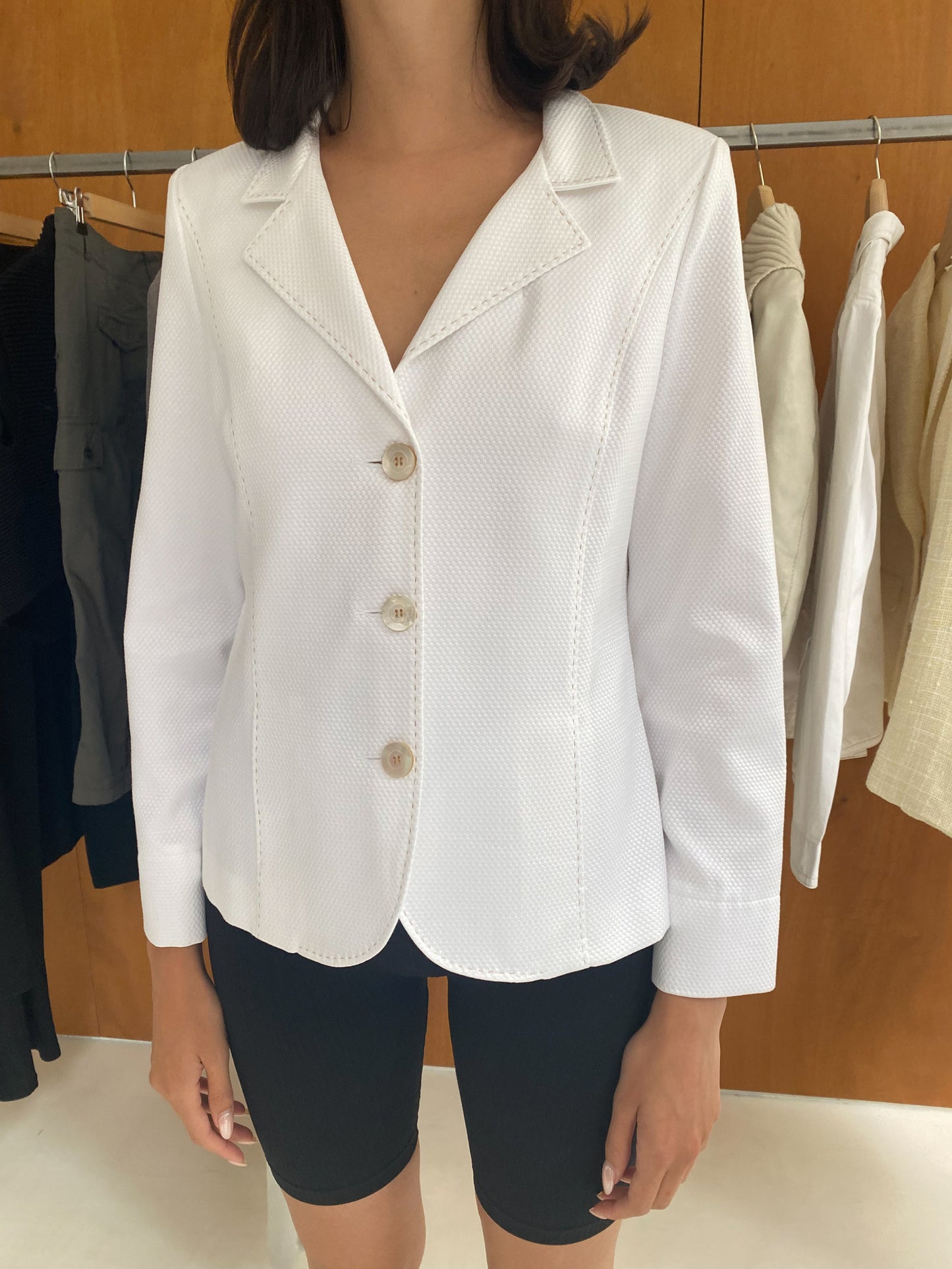 White Blazer