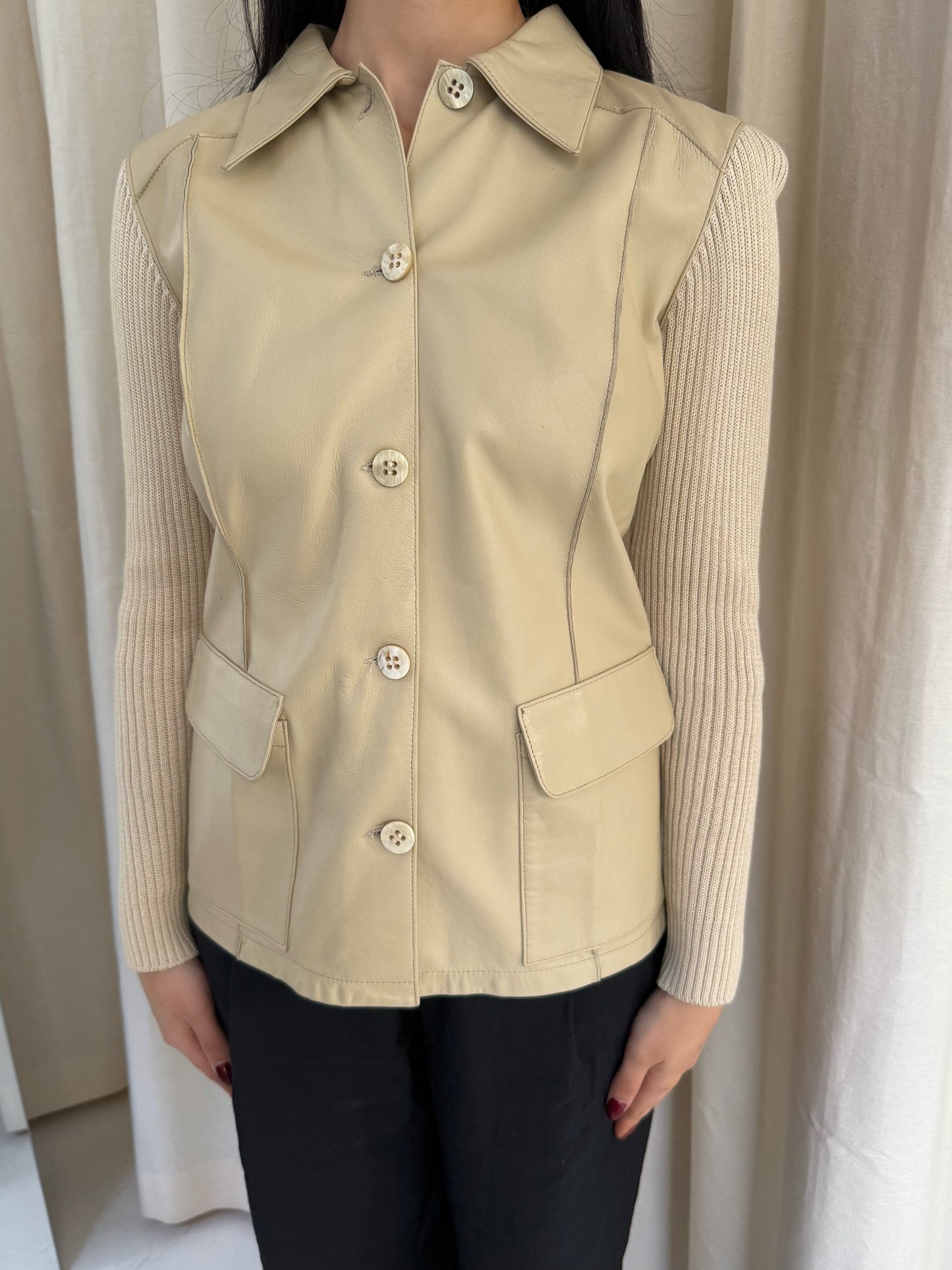 Wool & Leather Vest
