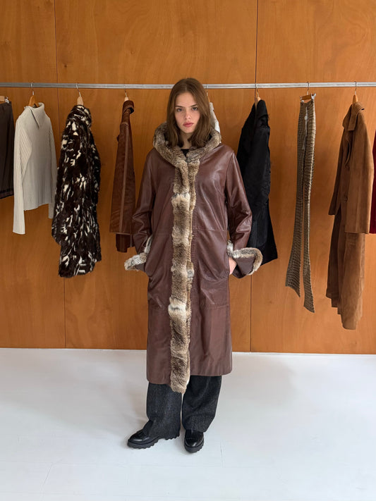 Leather & Fur Coat