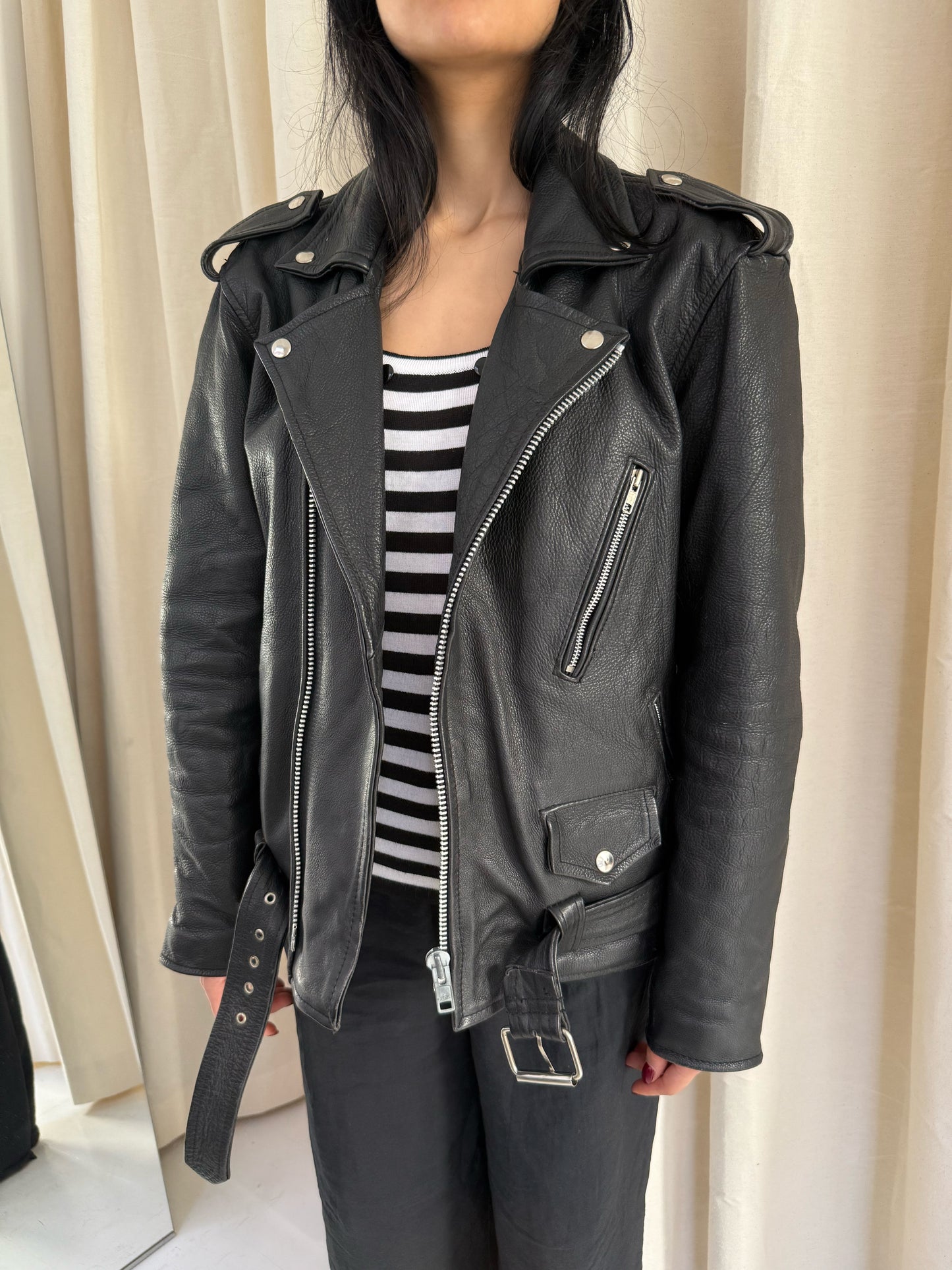 Leather Biker Jacket