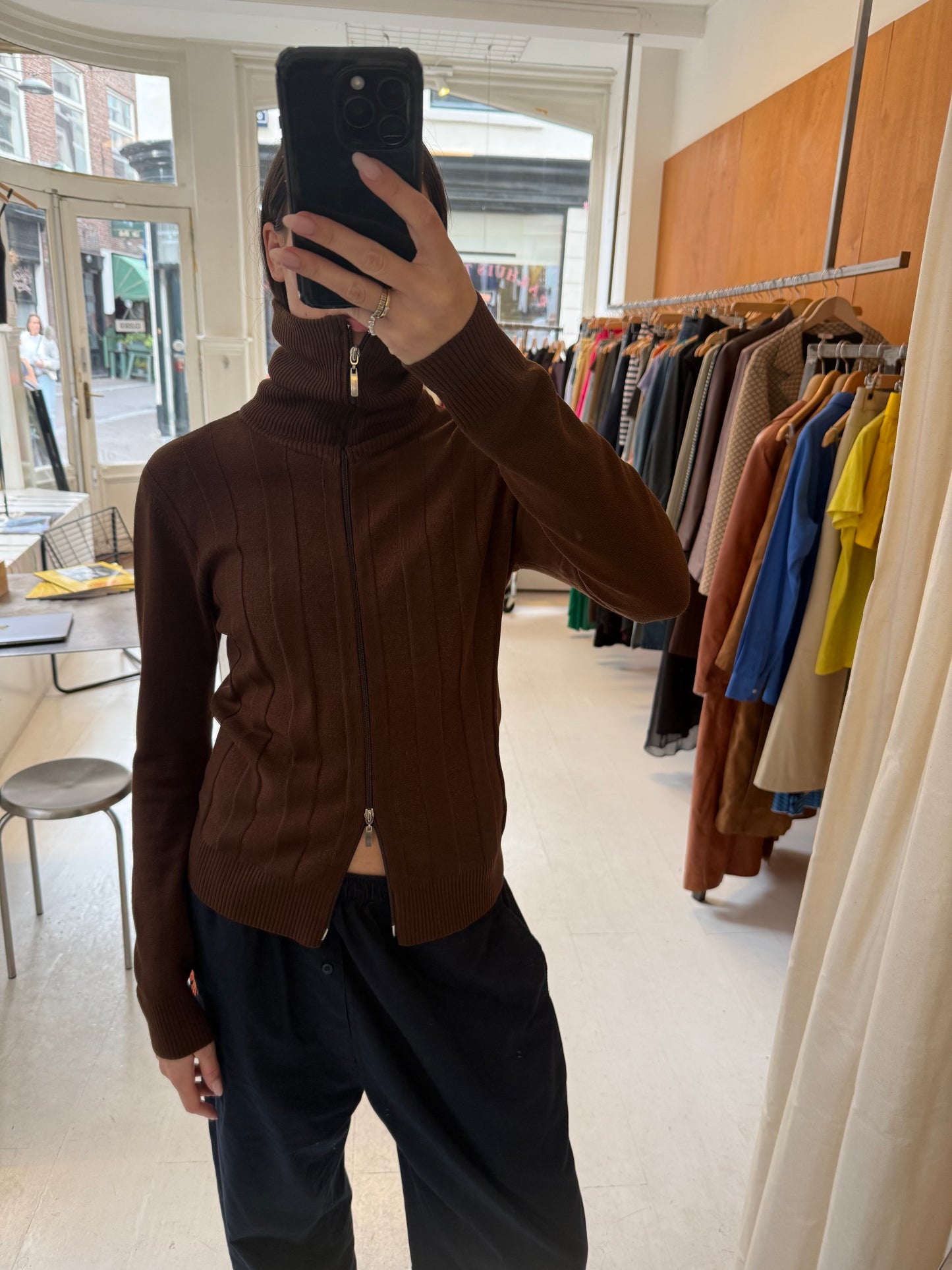 Wool Zip Sweater