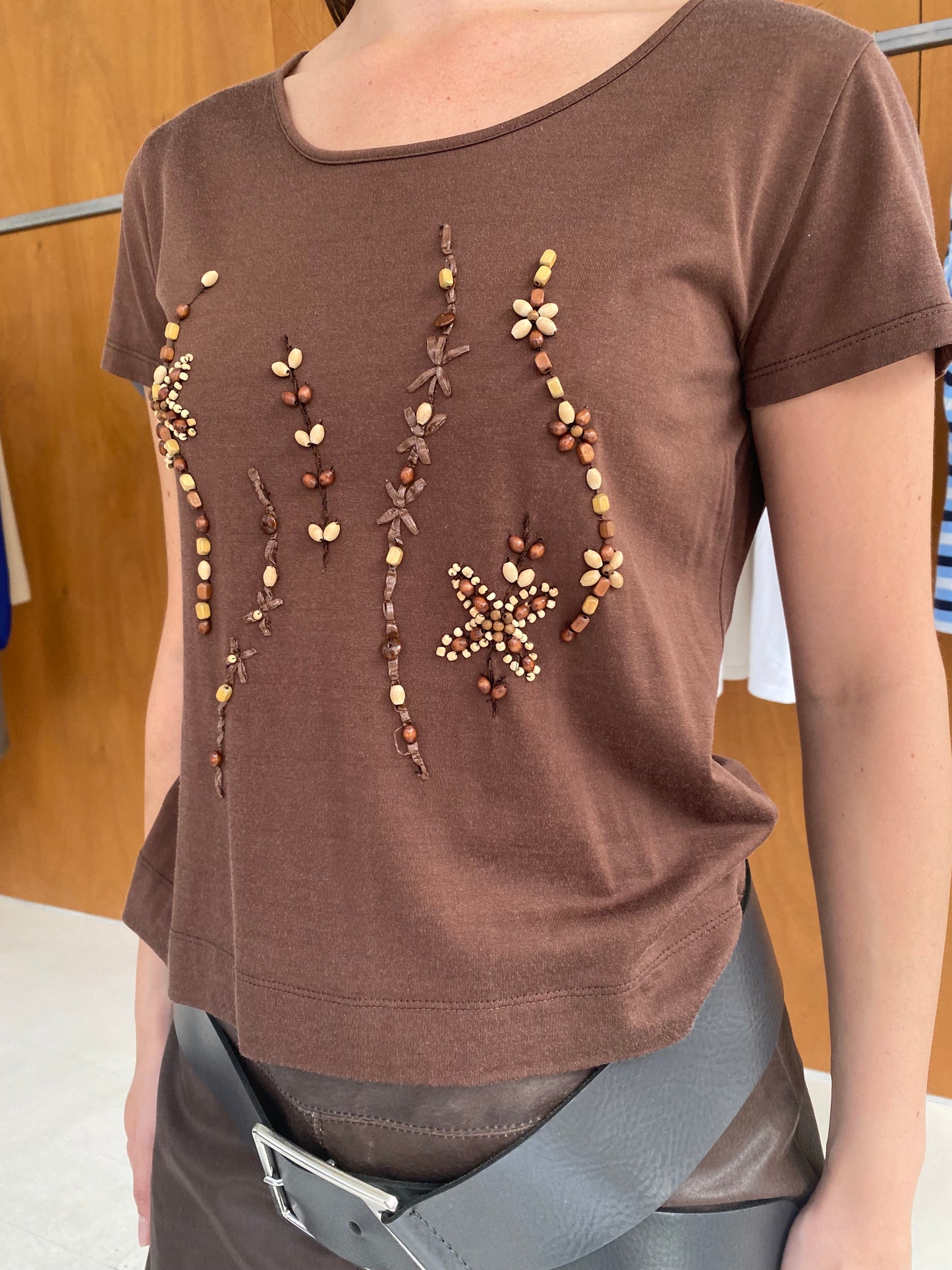 Beaded T-shirt