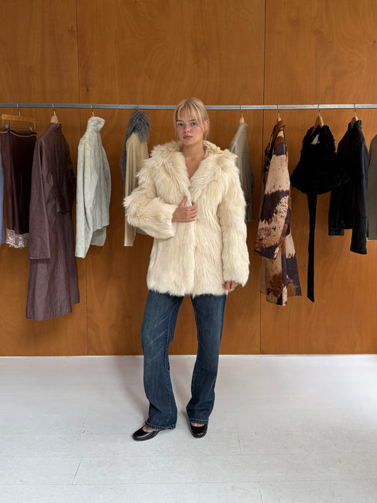 Hooded Fur Coat