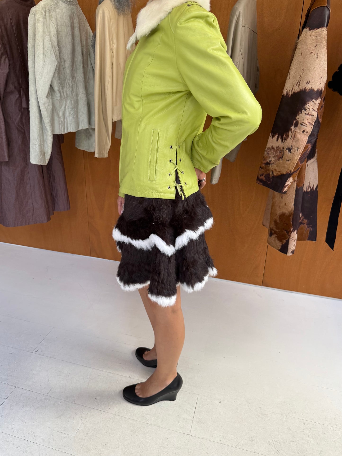 Rabbit Fur Skirt