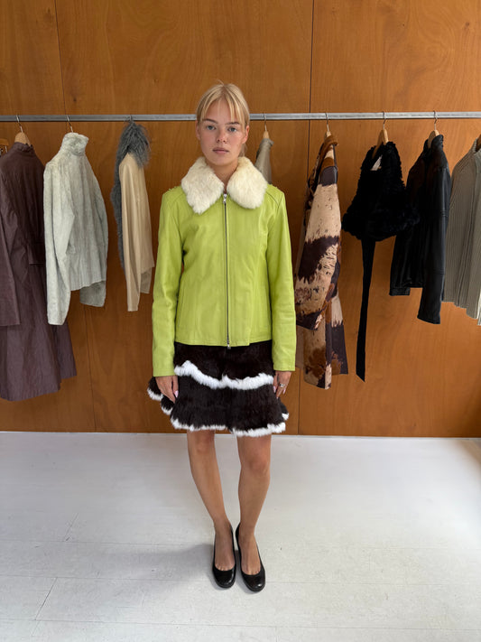 Rabbit Fur Skirt