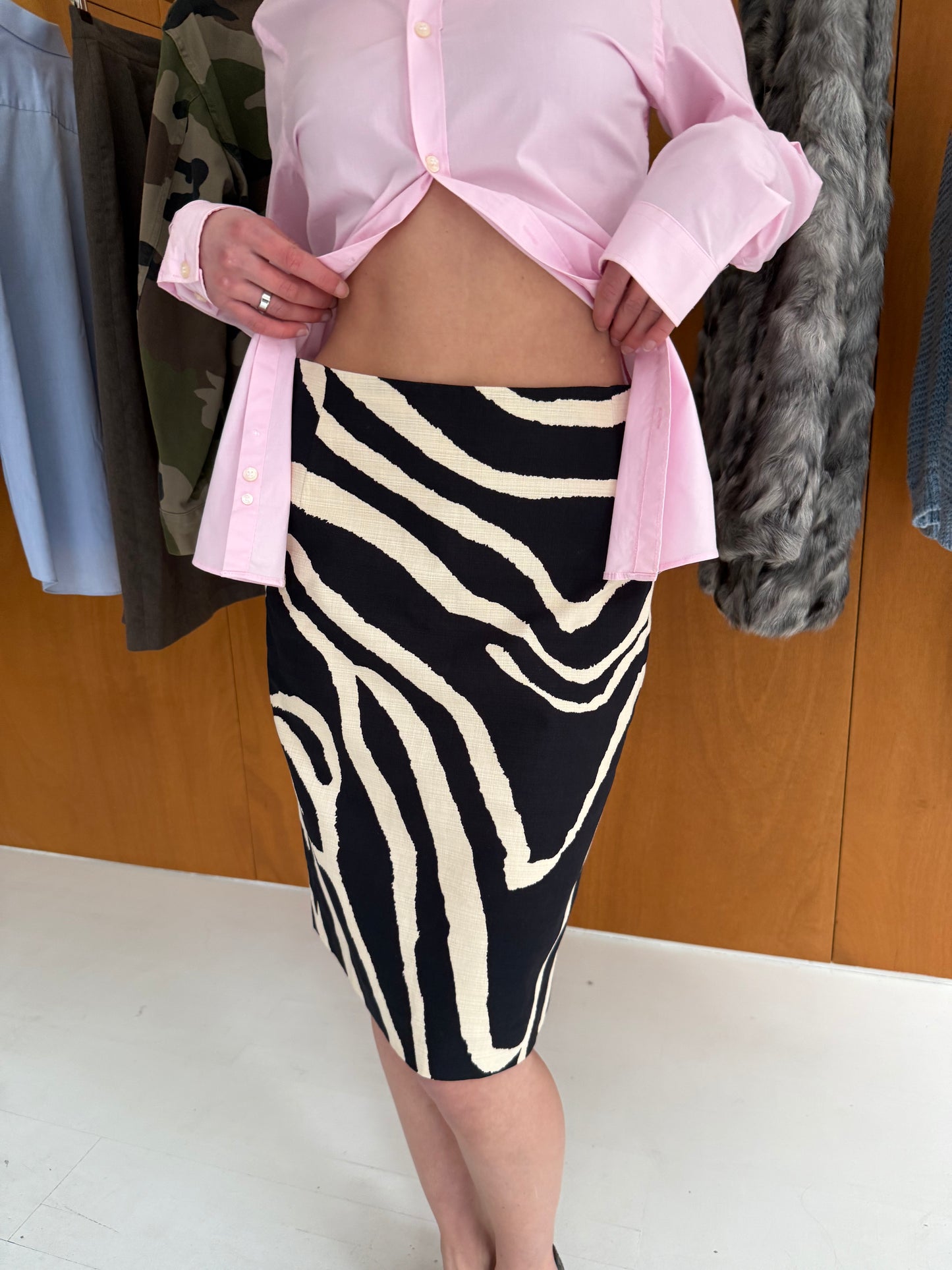Max Mara Zebra Skirt