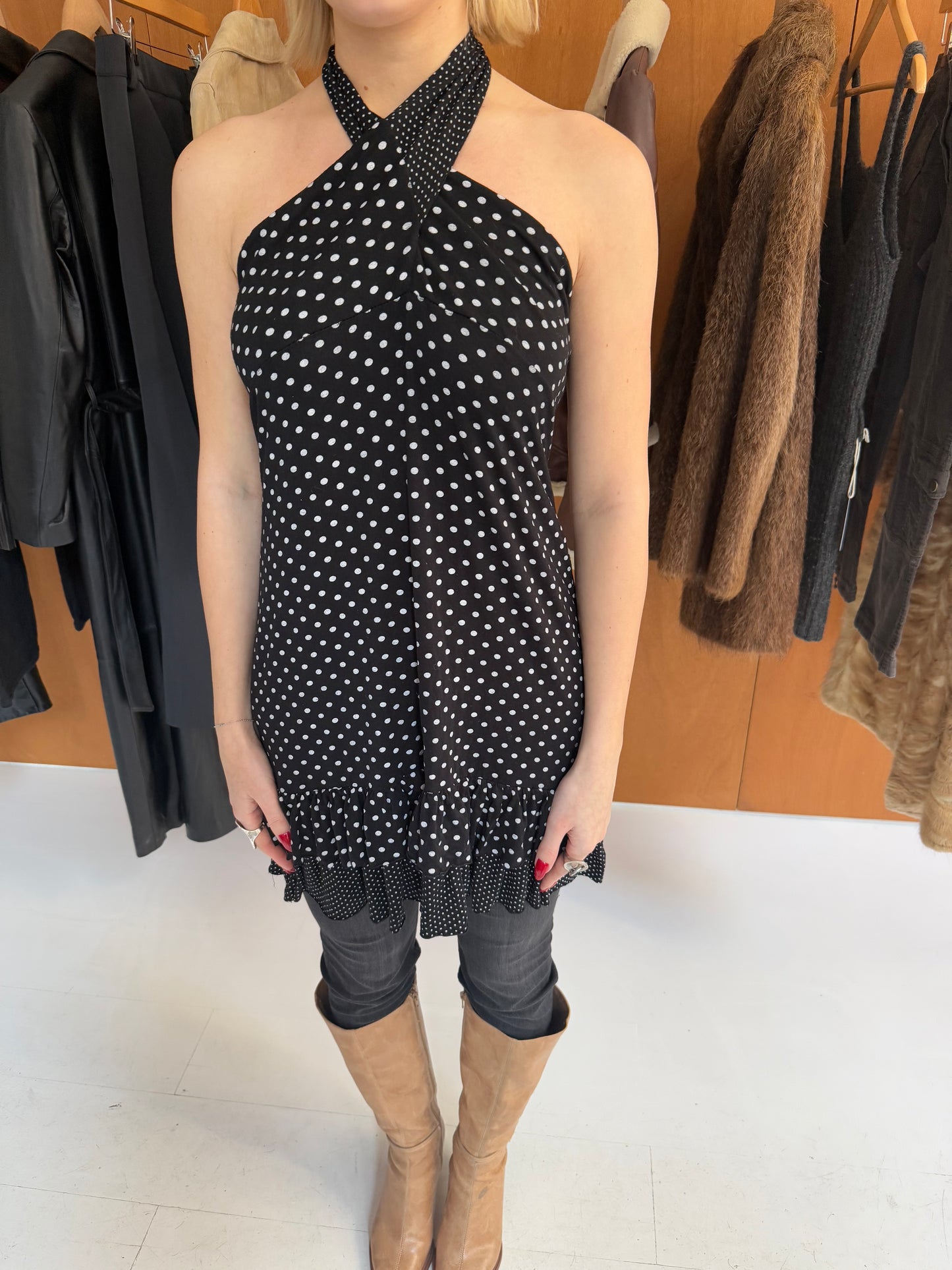 Multi-way Polka Dot Dress