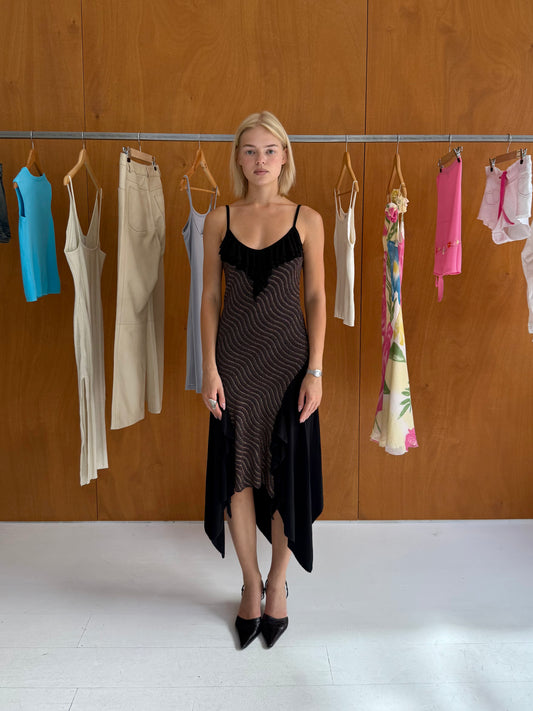 Ruffle Midi Dress