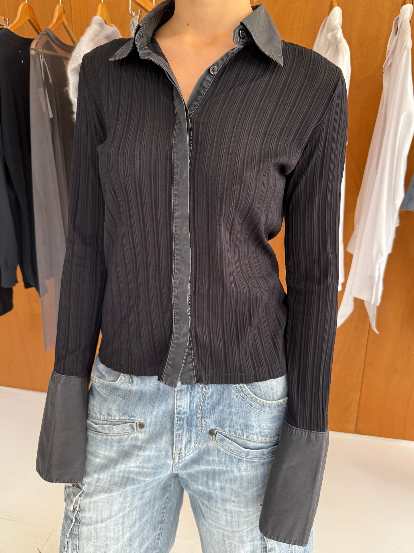 Ribbed Blouse