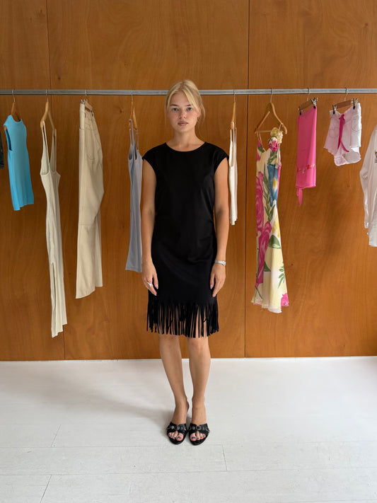 Fringe Midi Dress