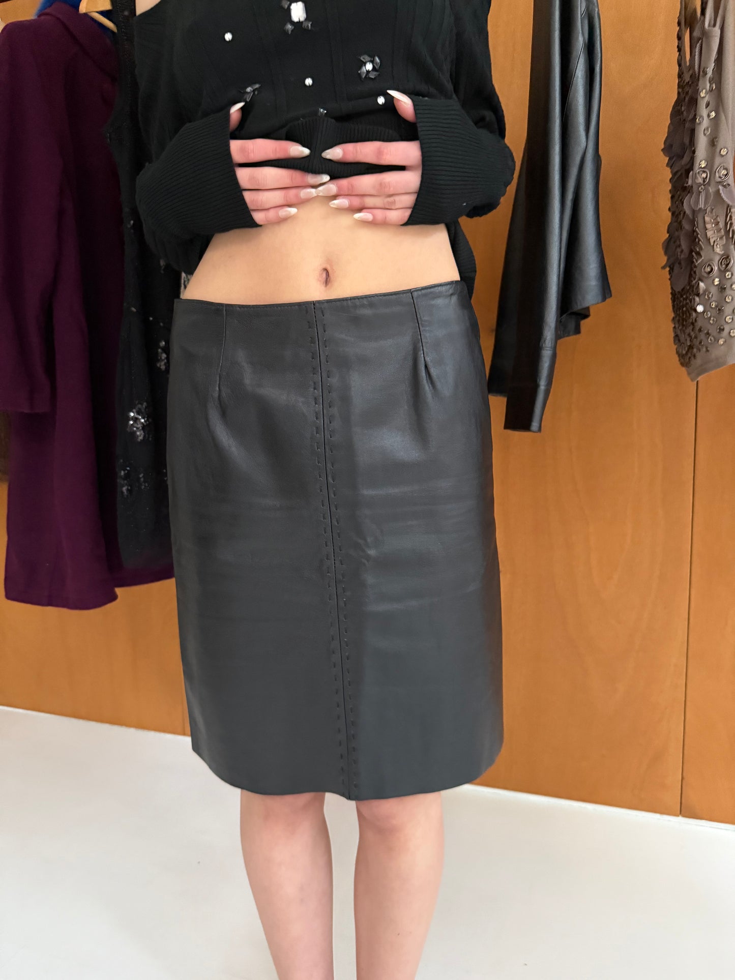 Leather Skirt