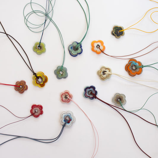 Multicolored Flower Necklaces - Pick Your Favorite