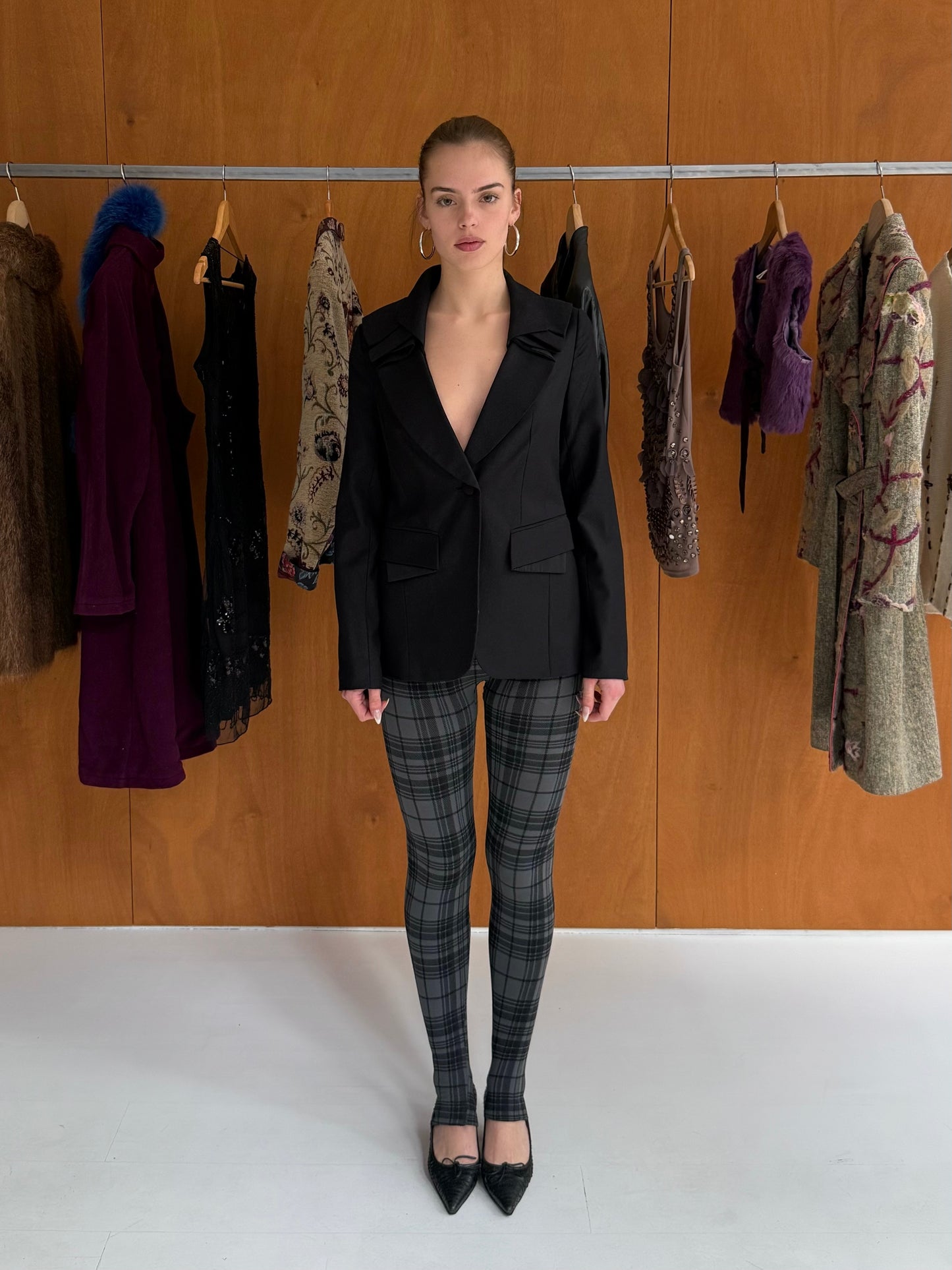 Plaid Print Leggings