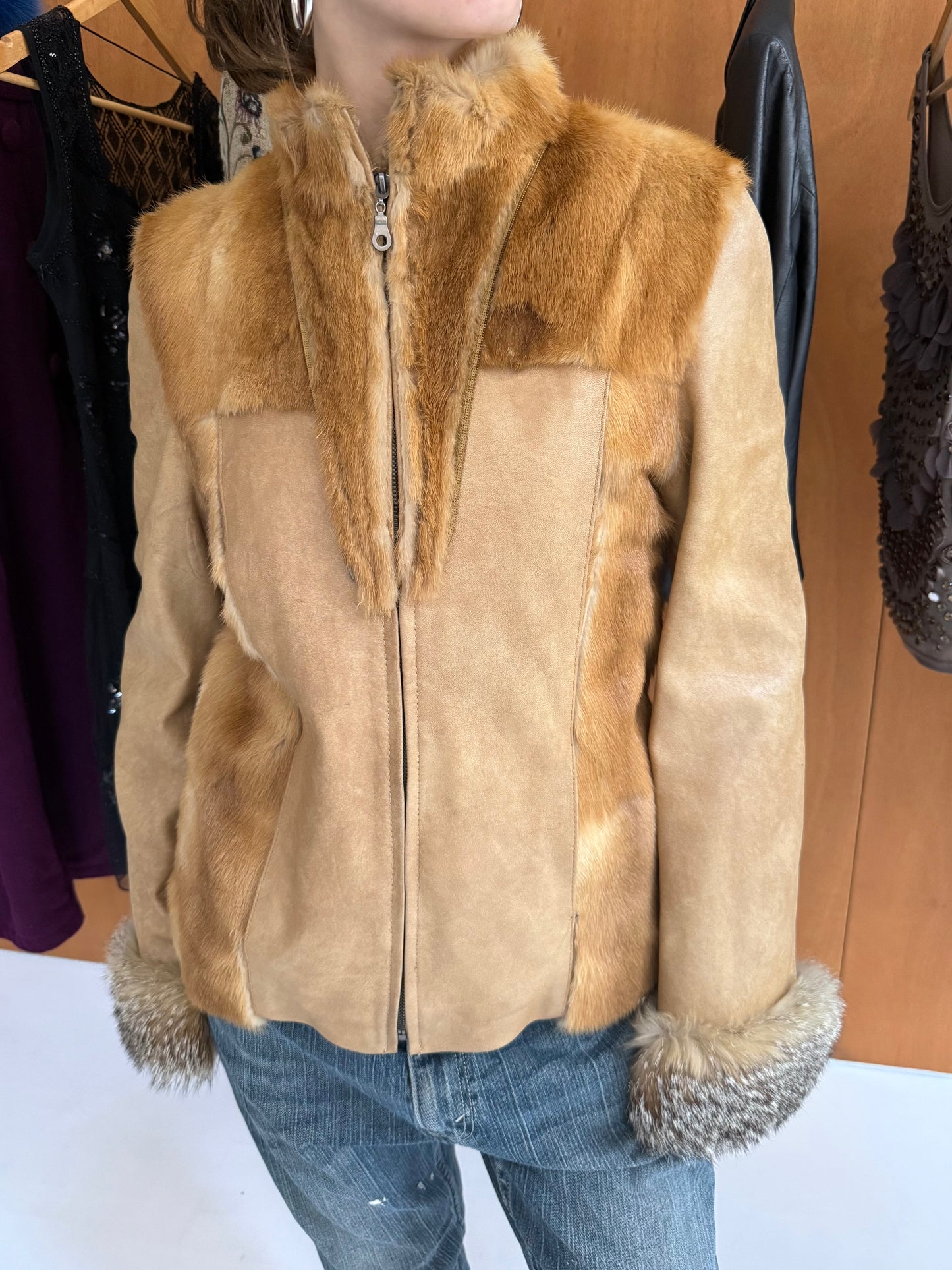 Leather & Fur Jacket