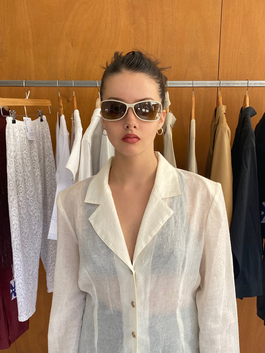 YSL Logo Sunglasses