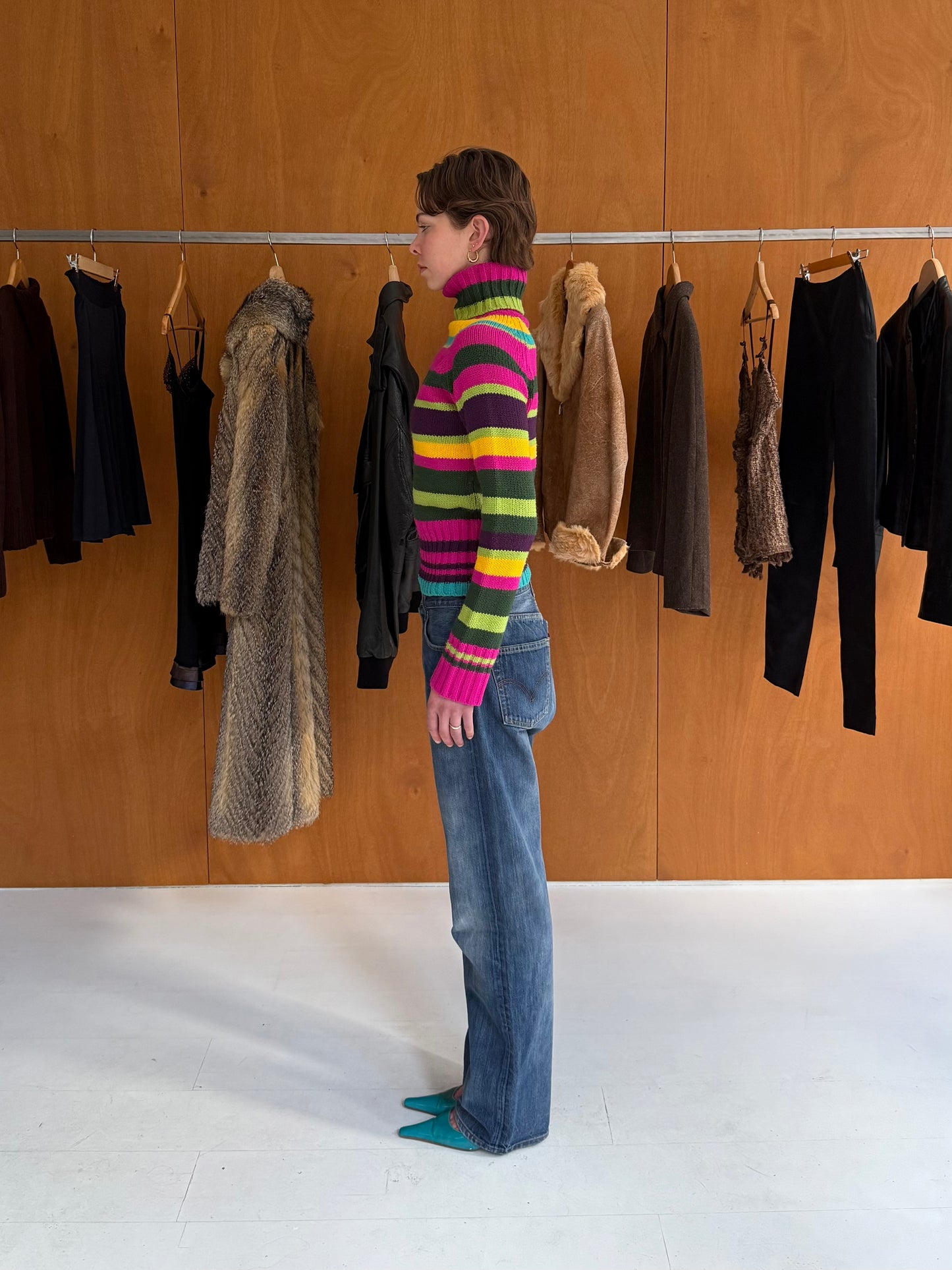 Striped Knit Sweater