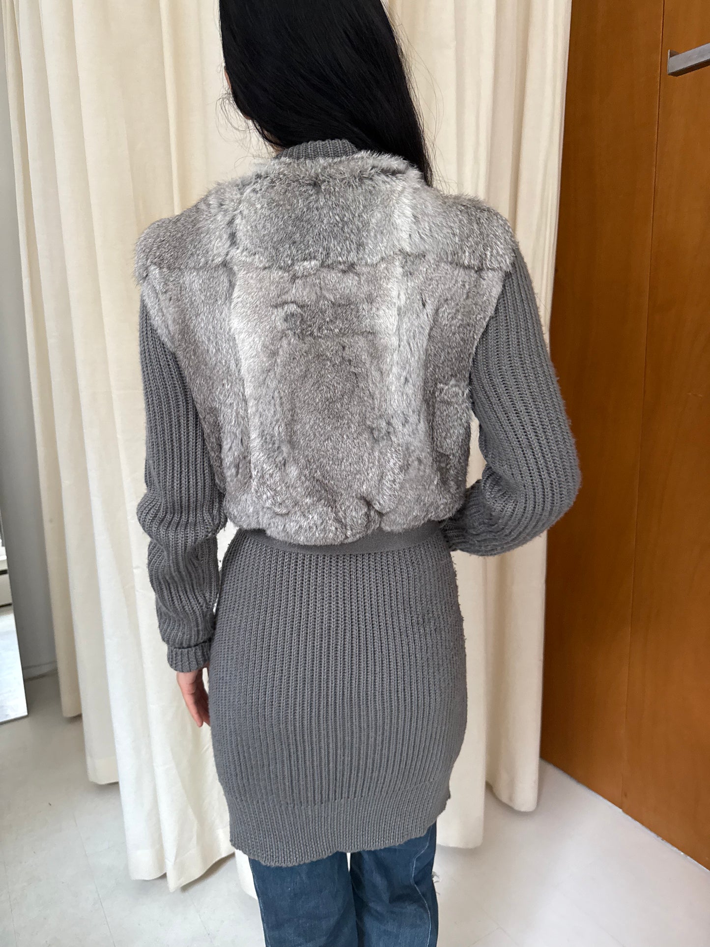 Fur Cardigan