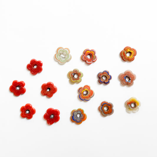 Multicolored Flower Necklaces