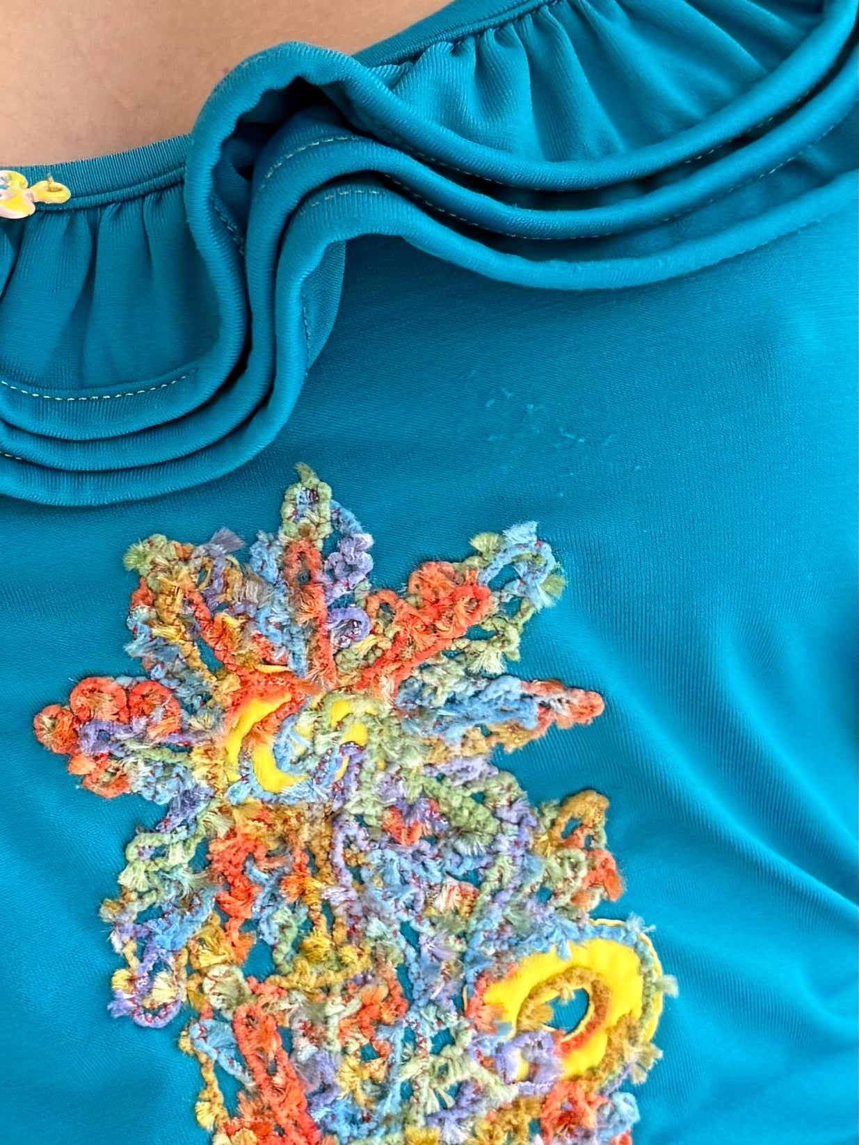 Open-back Print Top
