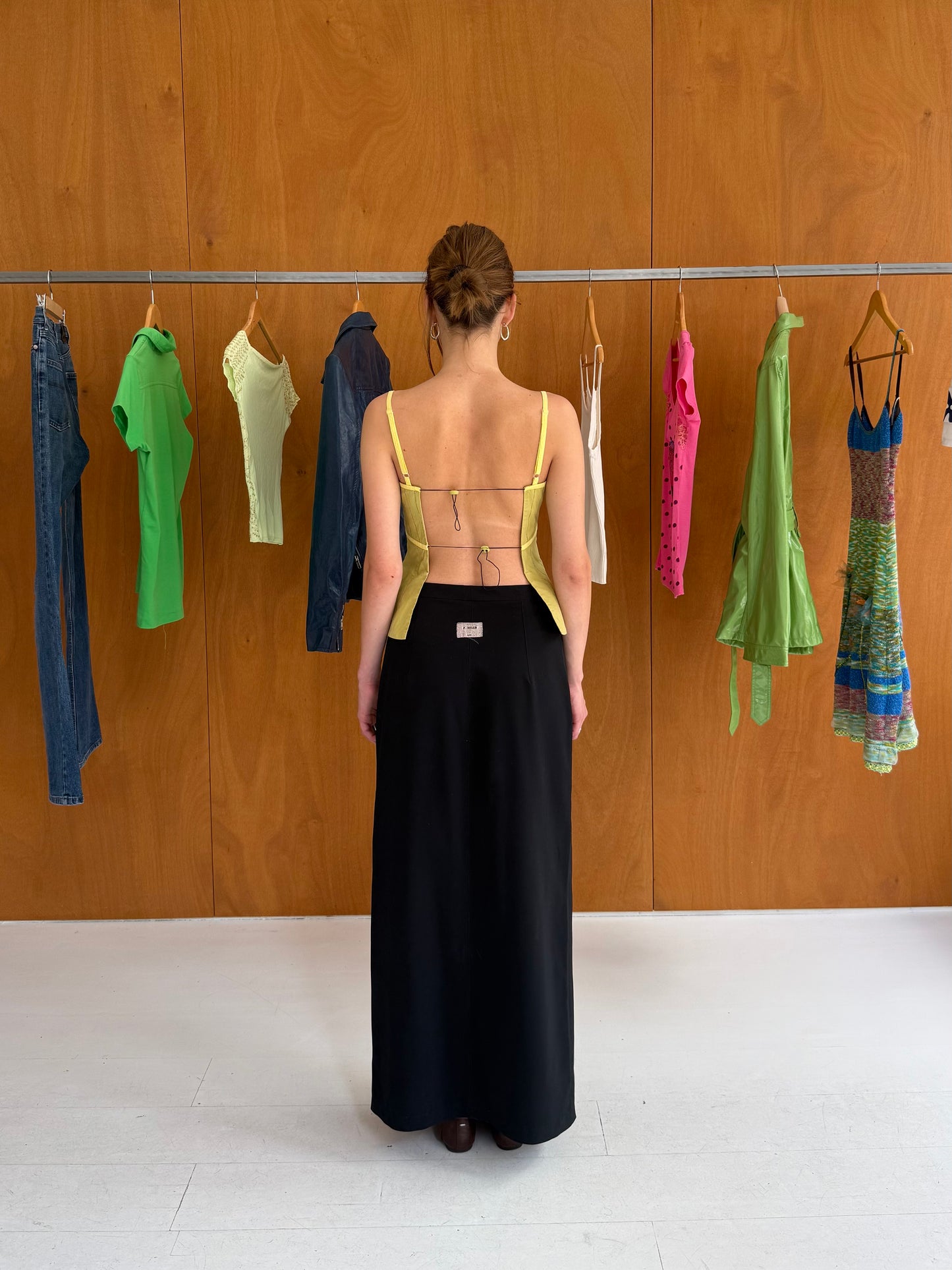 Open-back Print Top
