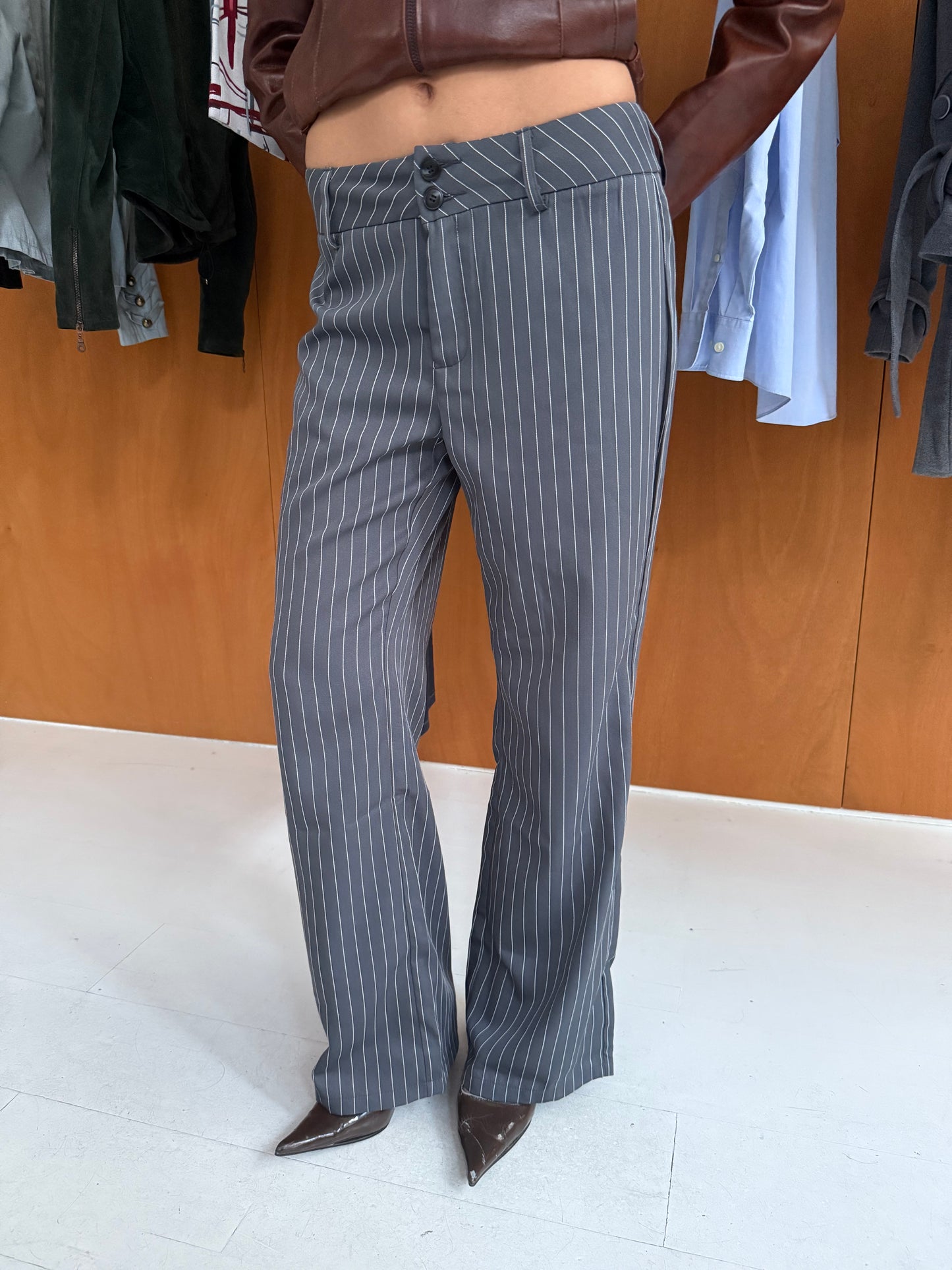 Pinstripe Pants