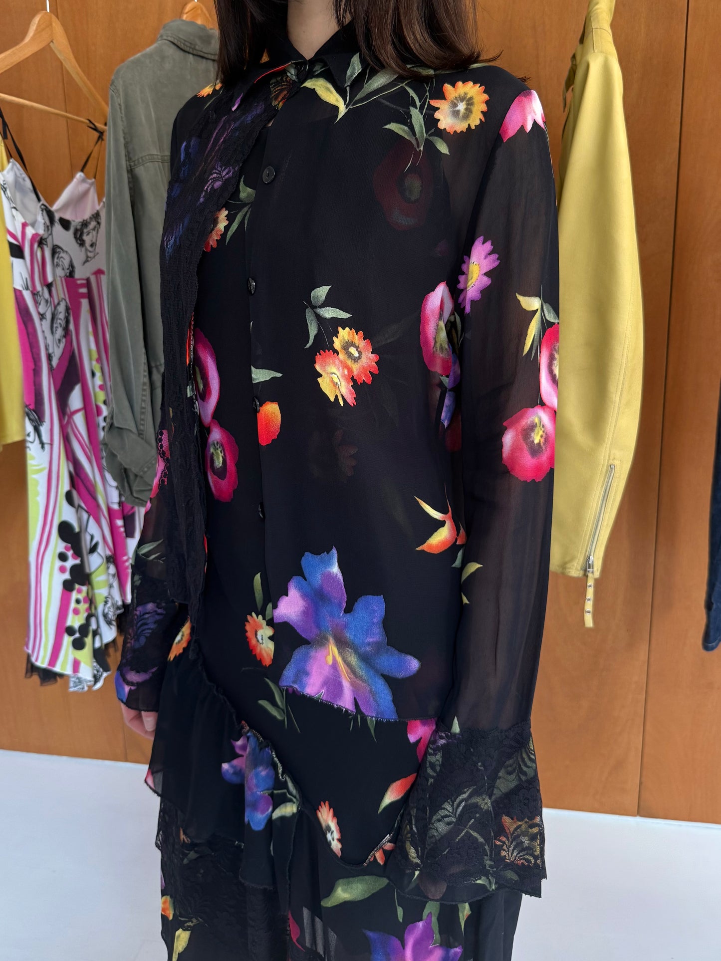 Flower Dress & Blouse Set