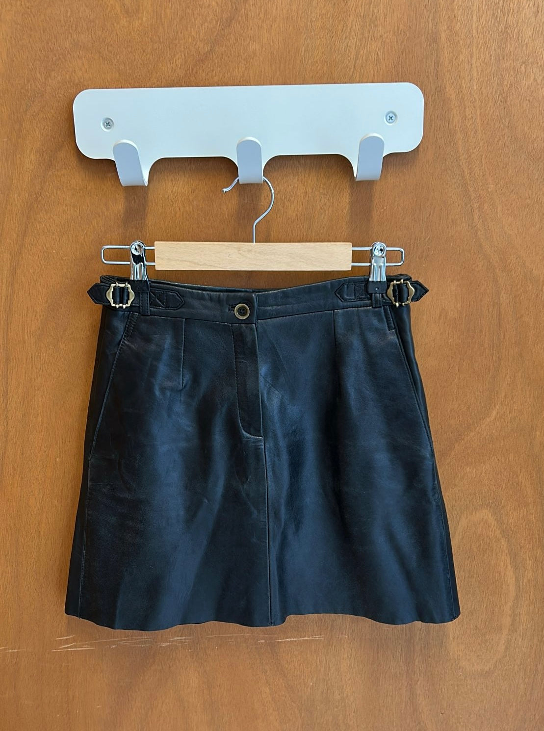 Sandro Leather Skirt