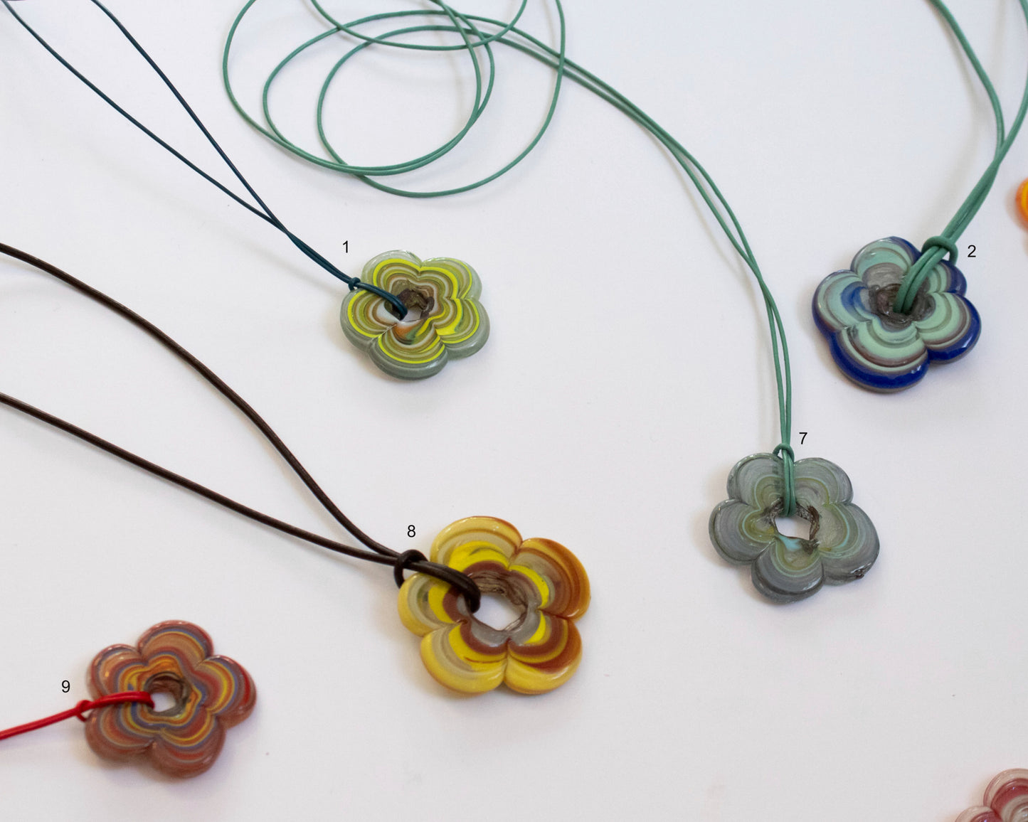 Multicolored Flower Necklaces - Pick Your Favorite